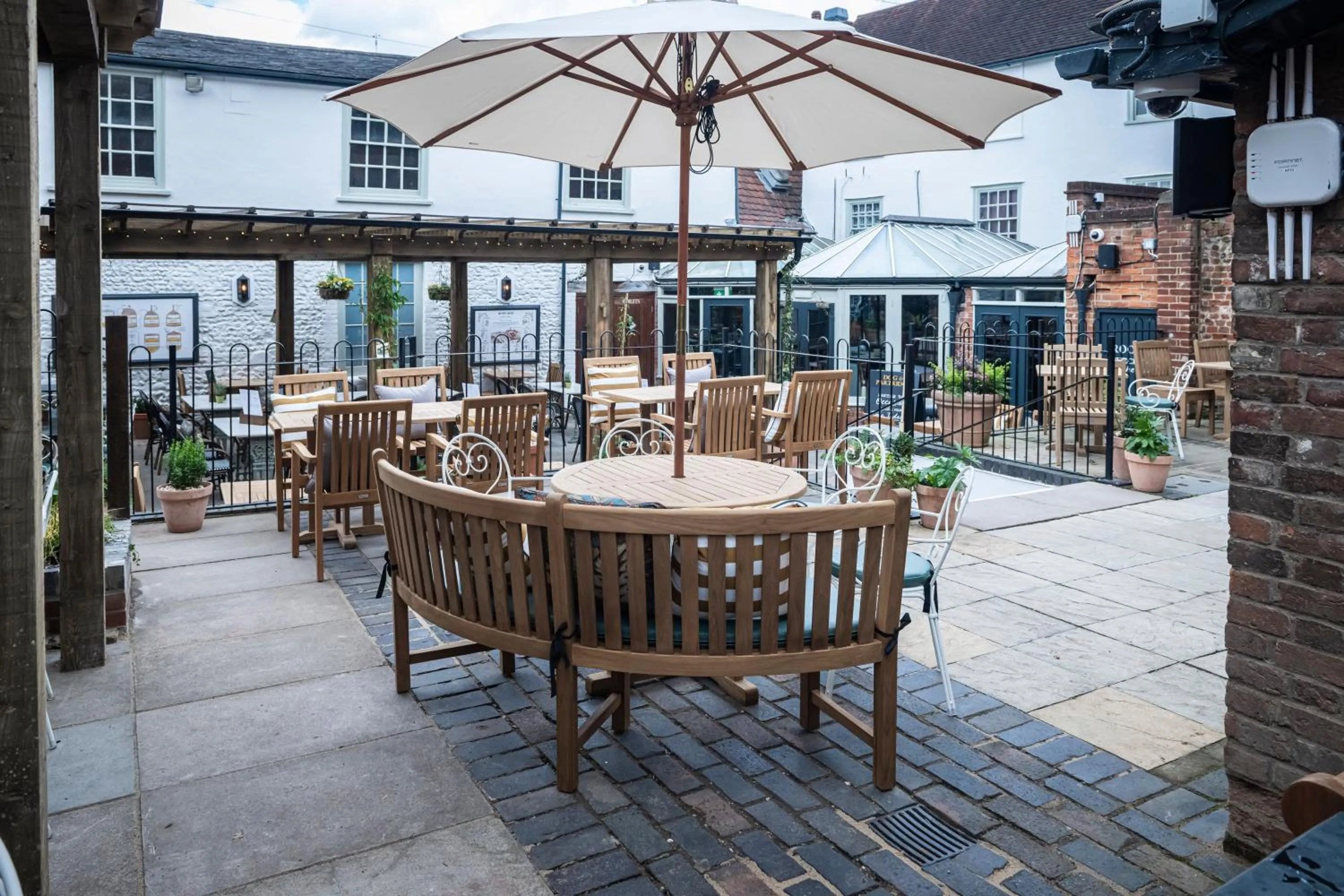 Garden in Dog and Partridge by Greene King Inns