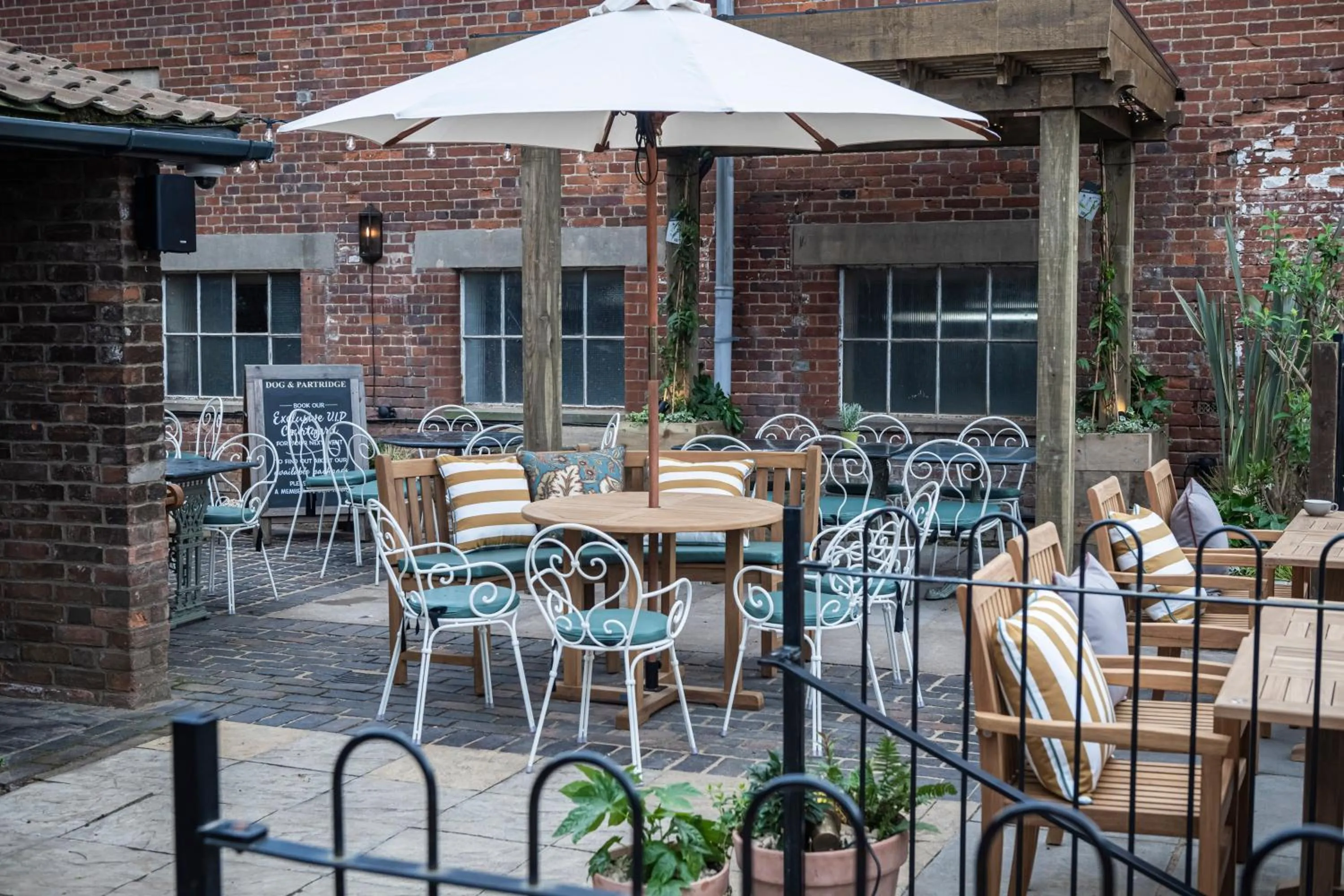 Garden in Dog and Partridge by Greene King Inns