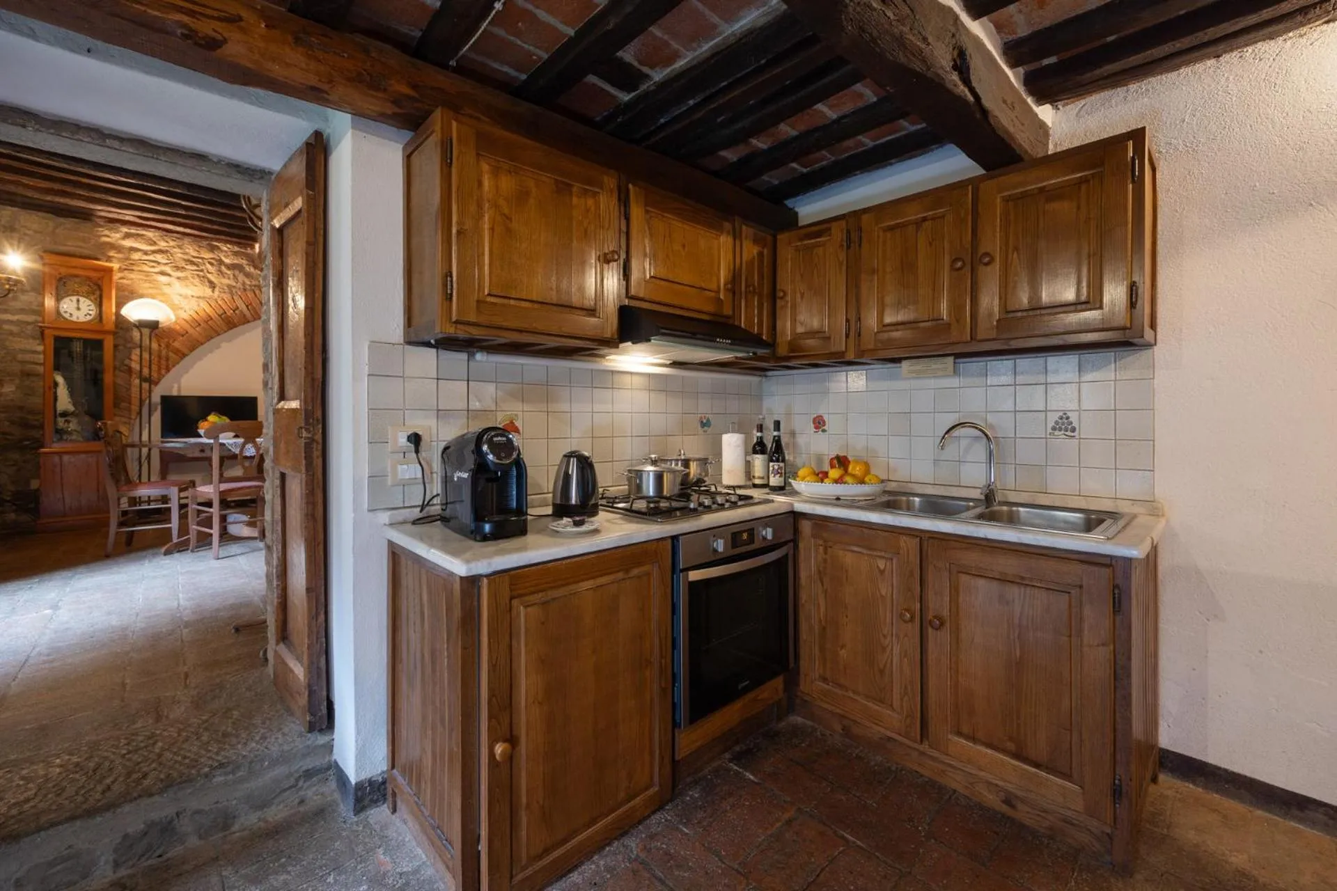 Kitchen or kitchenette in Residence Il Casale
