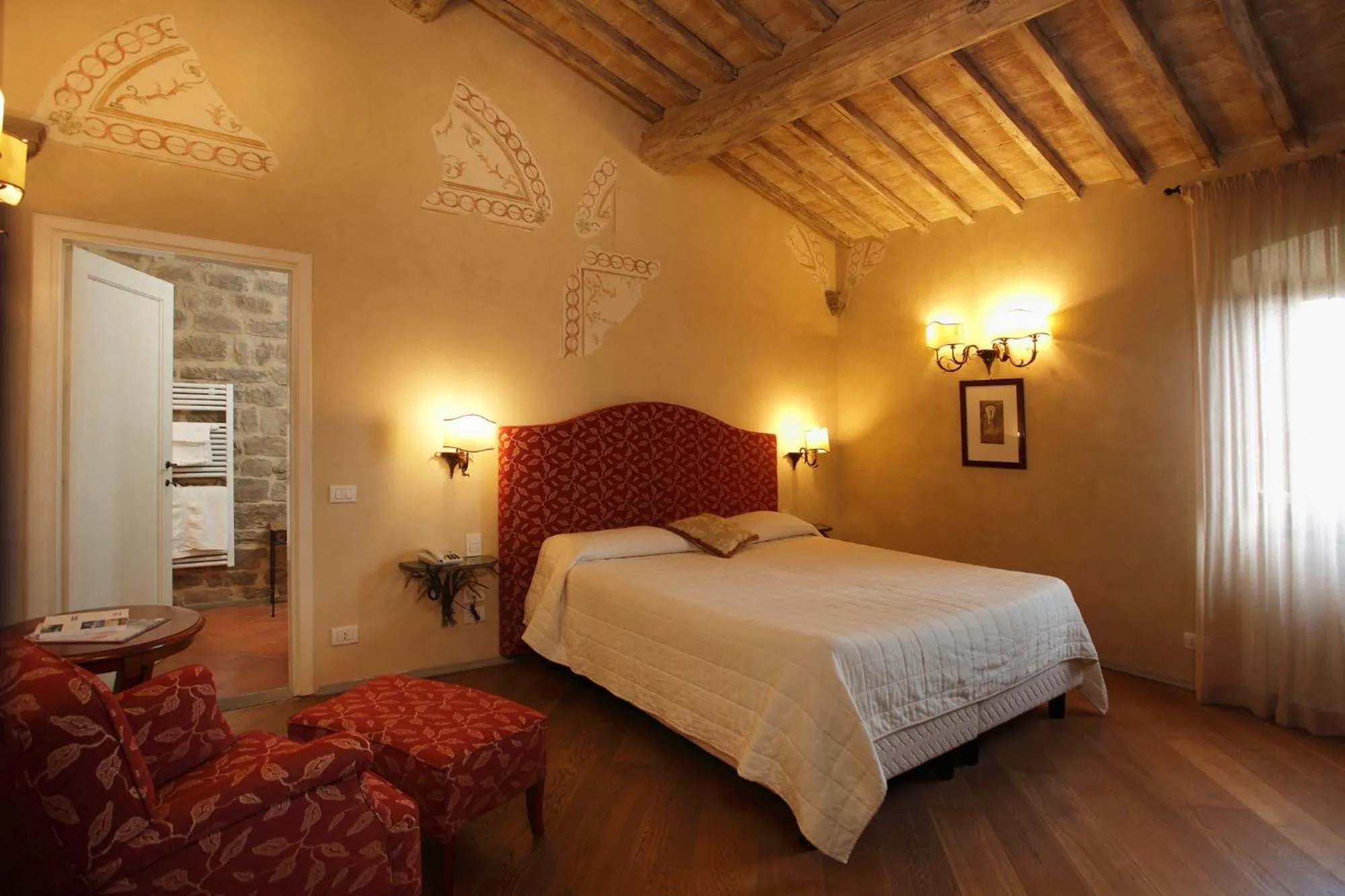 Bed in Villa Barberino