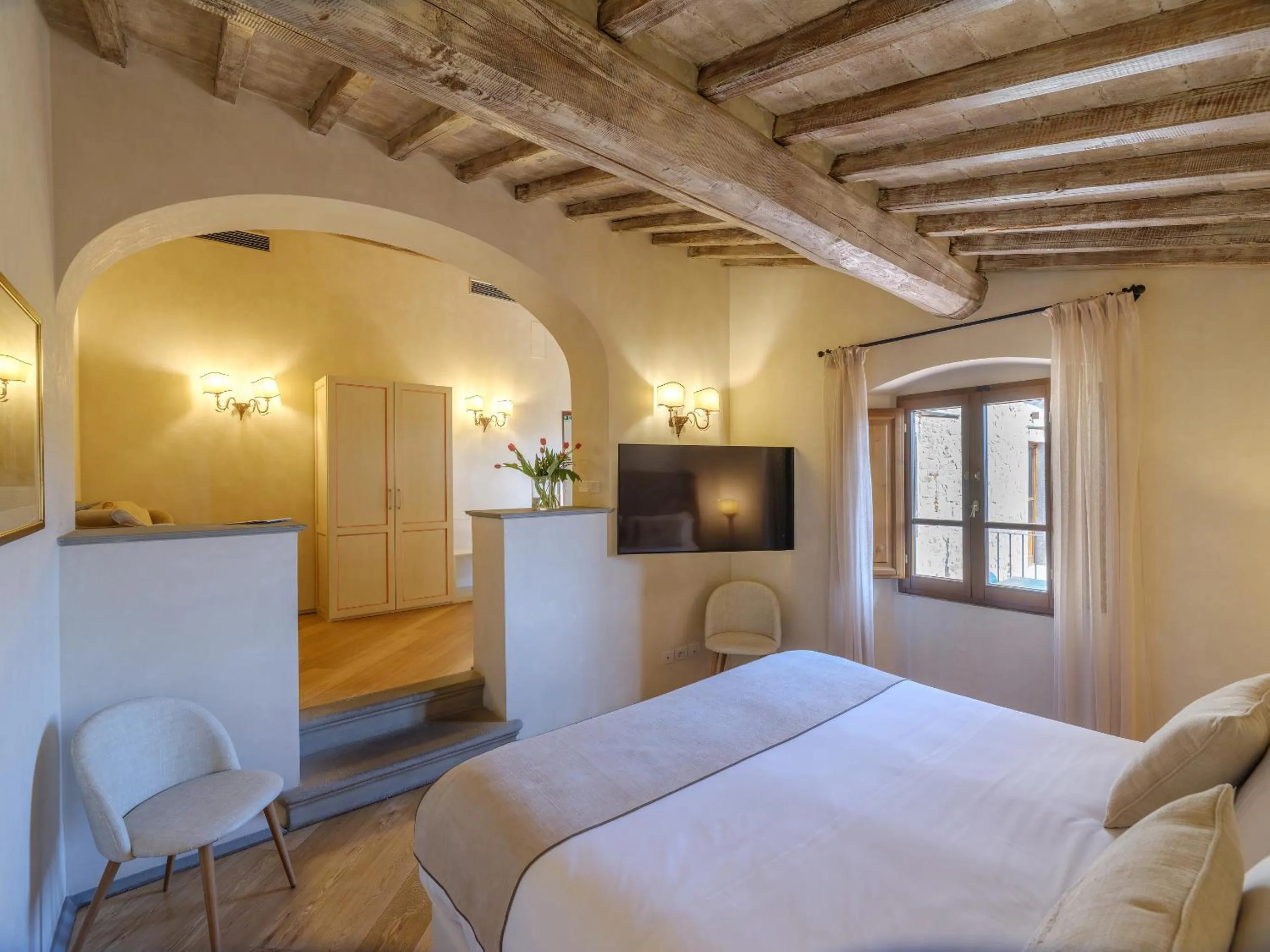 TV and multimedia, Bed in Villa Barberino