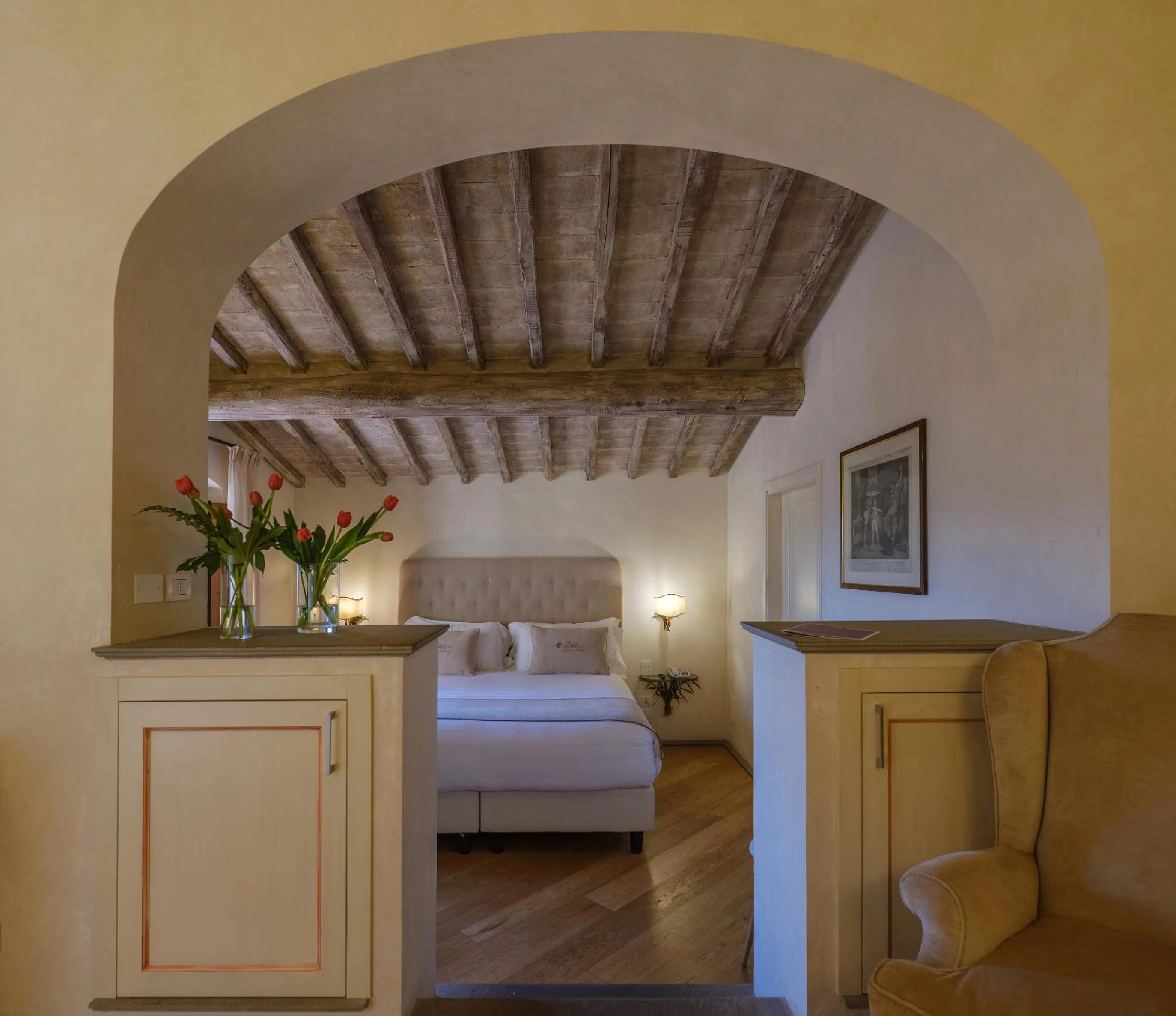 Bed in Villa Barberino