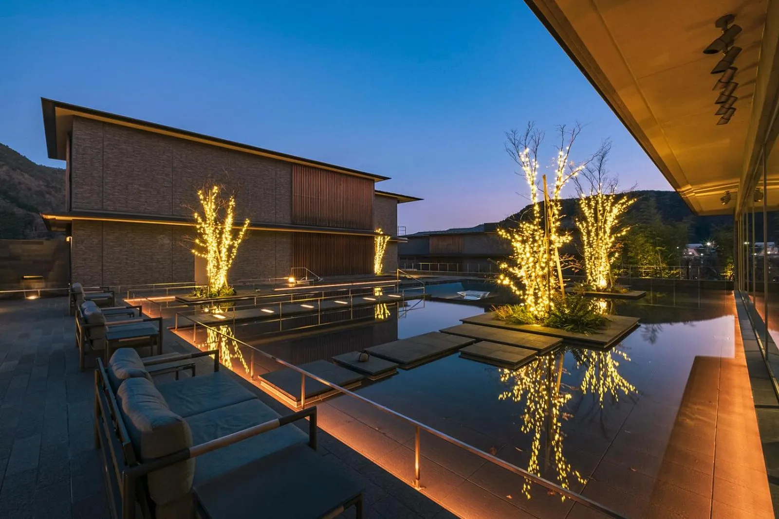 Balcony/Terrace in Hakone Gora KARAKU