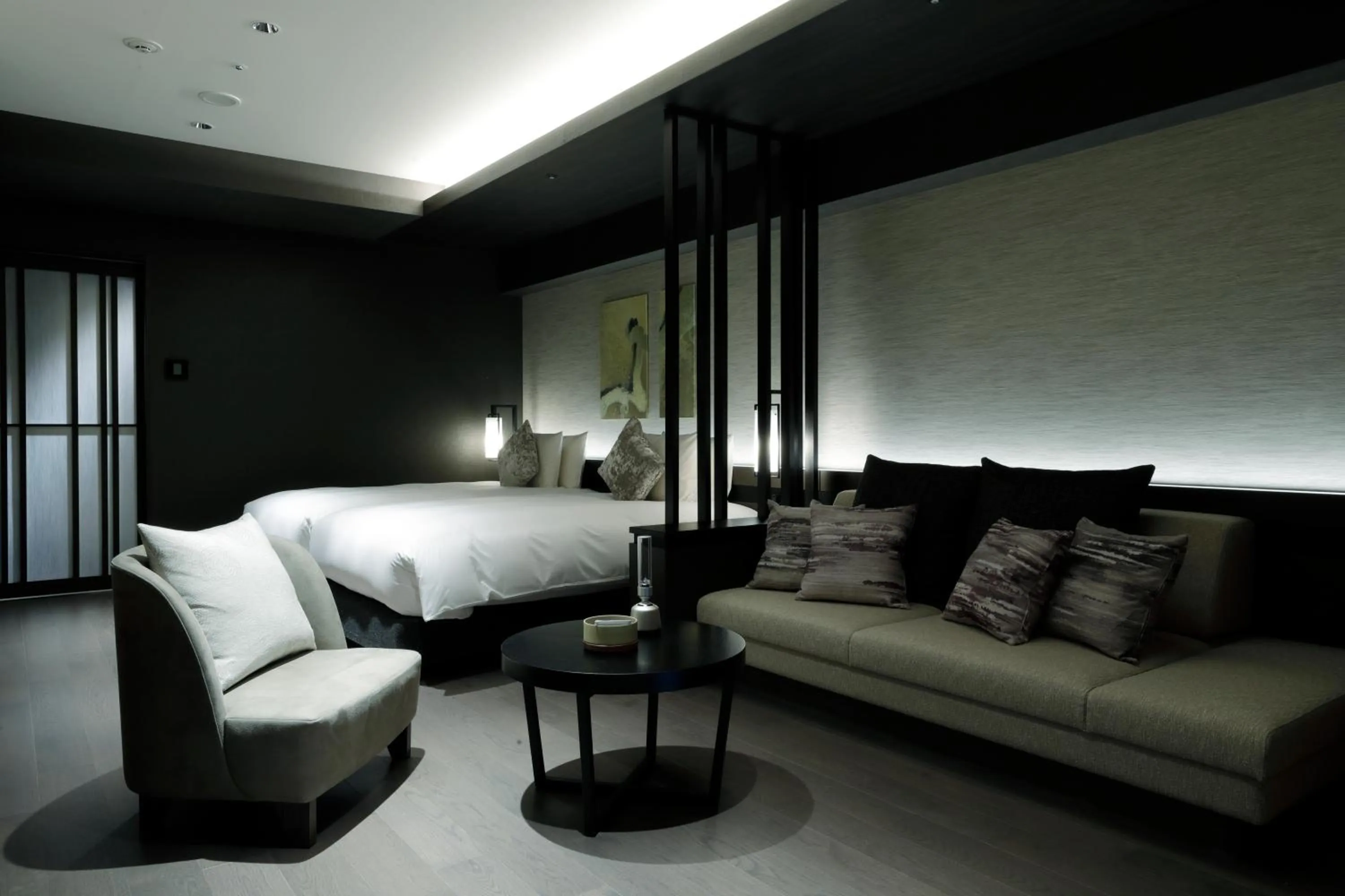 Photo of the whole room, Bed in Hakone Gora KARAKU