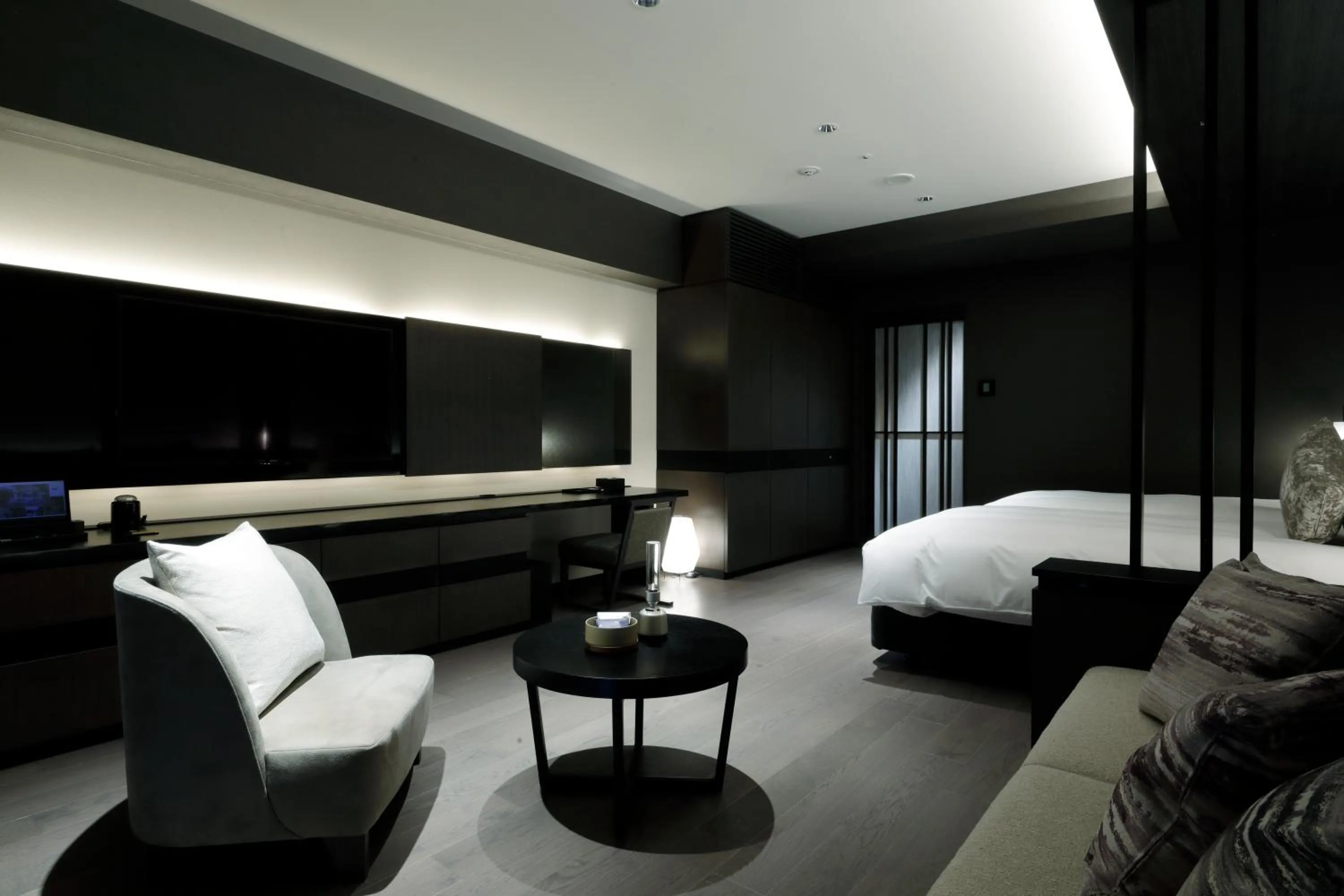 Photo of the whole room, Bed in Hakone Gora KARAKU