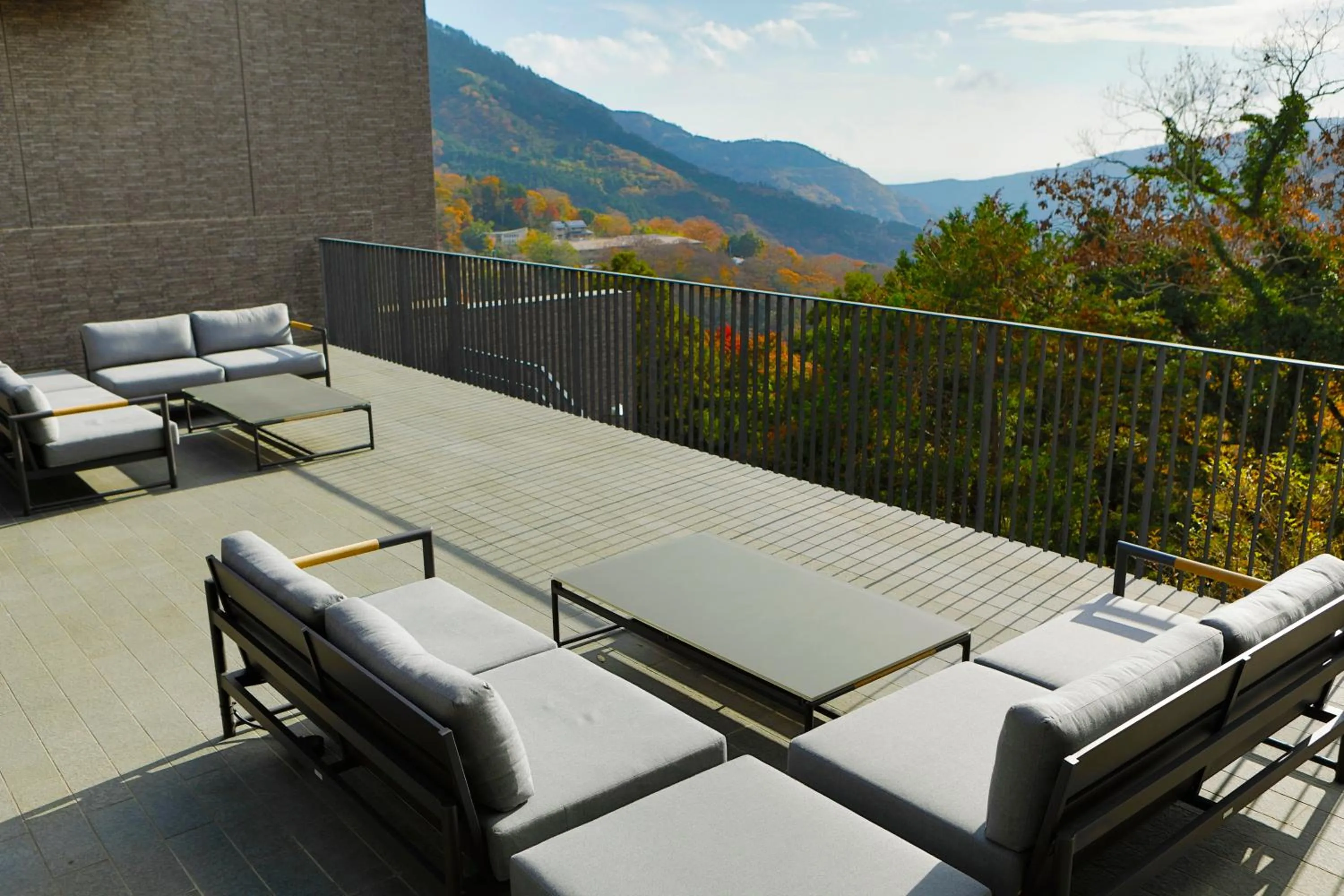 Balcony/Terrace in Hakone Gora KARAKU