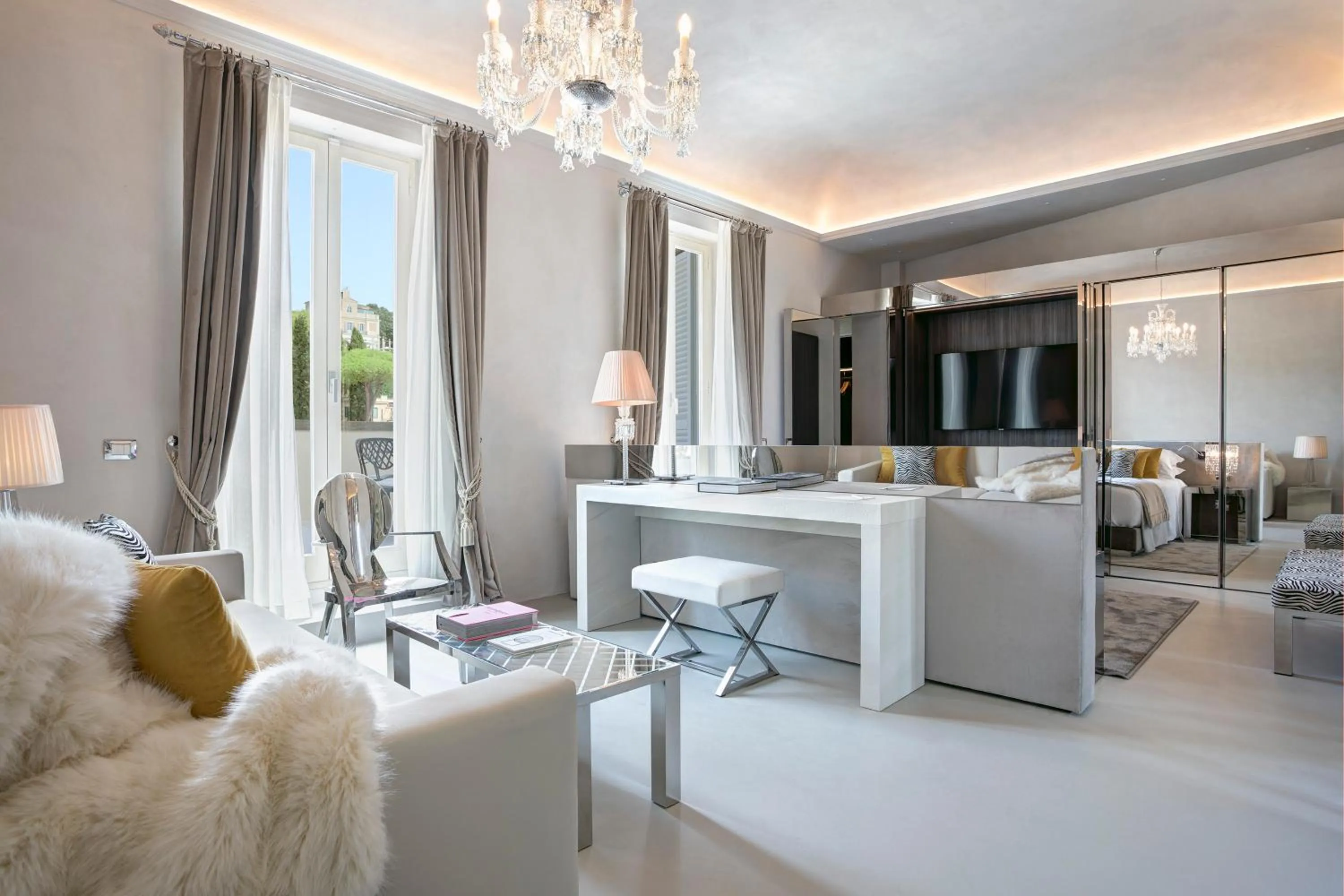 Living room in Palazzo Nainer