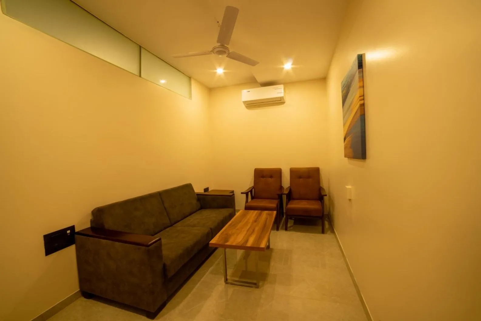 Seating area in The Bliss Hotel