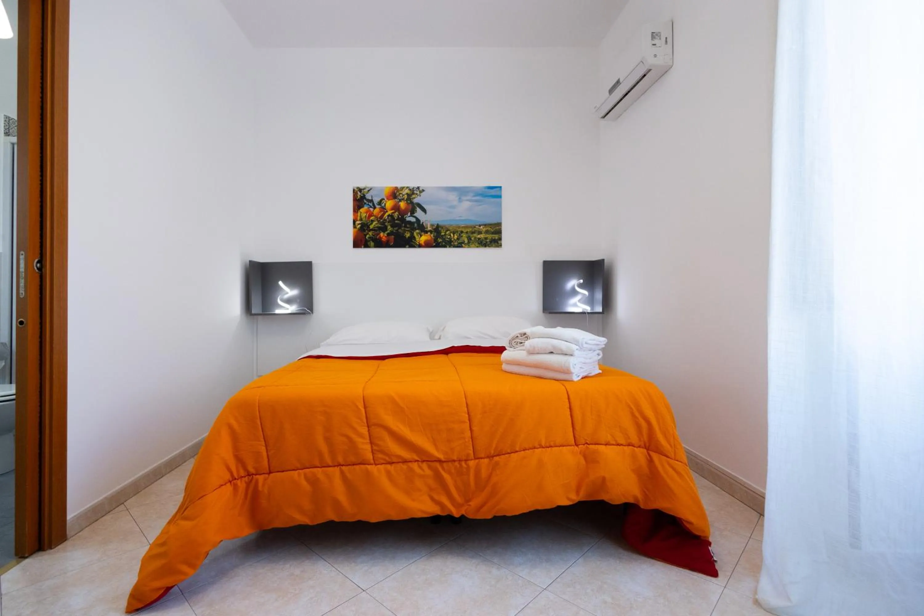 Bedroom, Bed in CasaTrapani