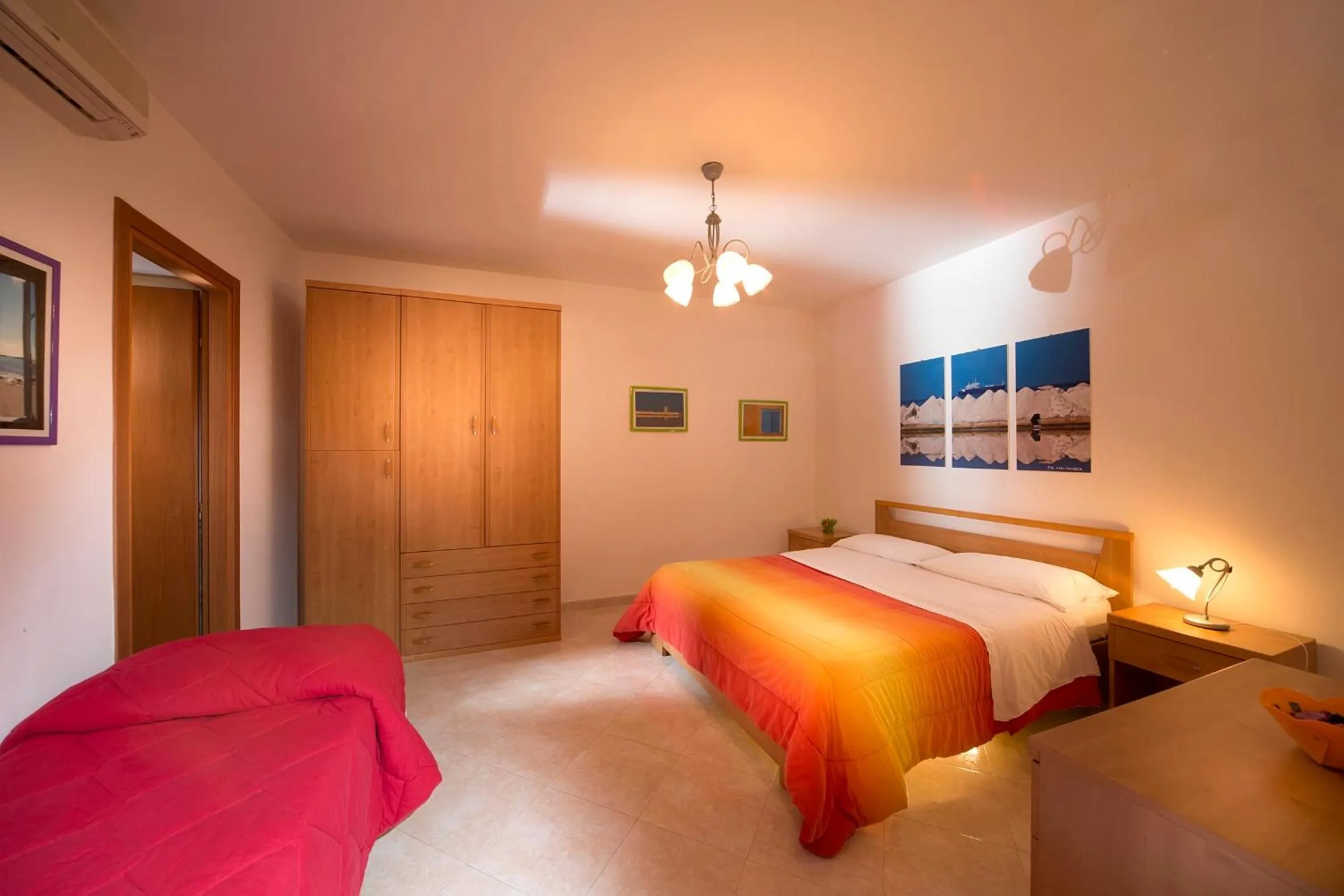 Bedroom, Bed in CasaTrapani