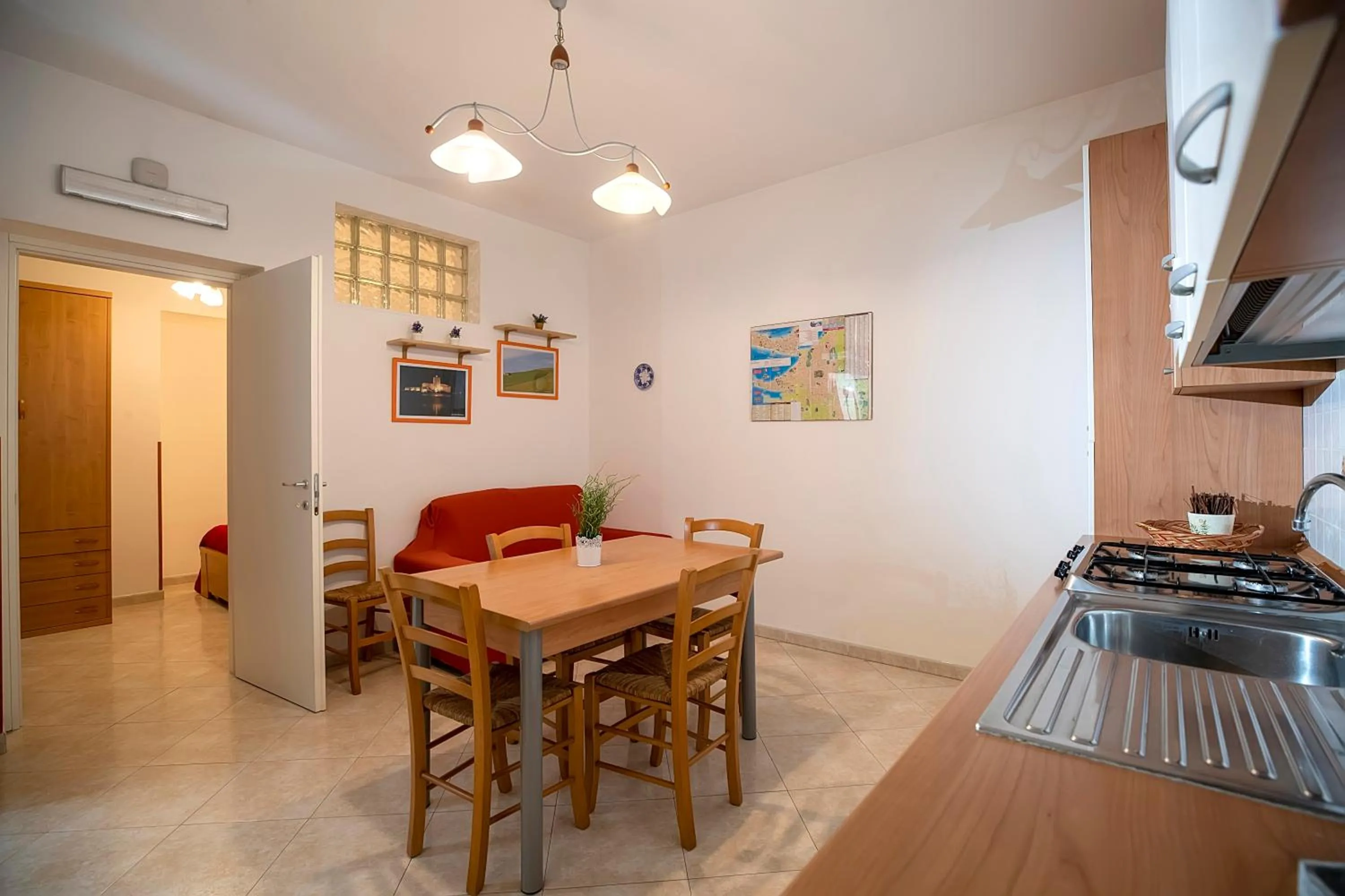 Kitchen or kitchenette in CasaTrapani