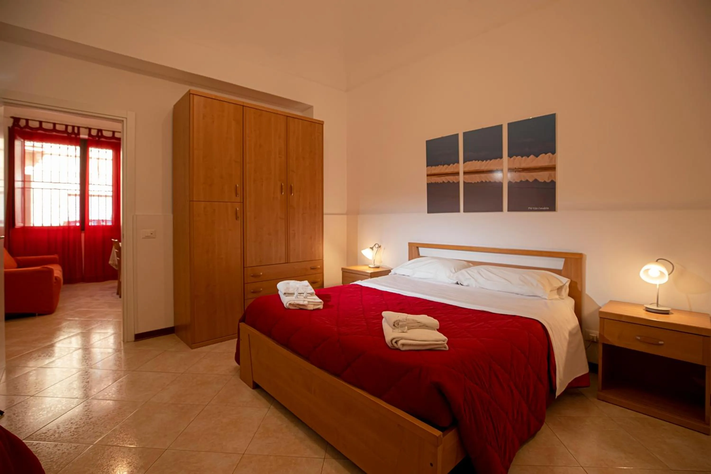 Bedroom, Bed in CasaTrapani