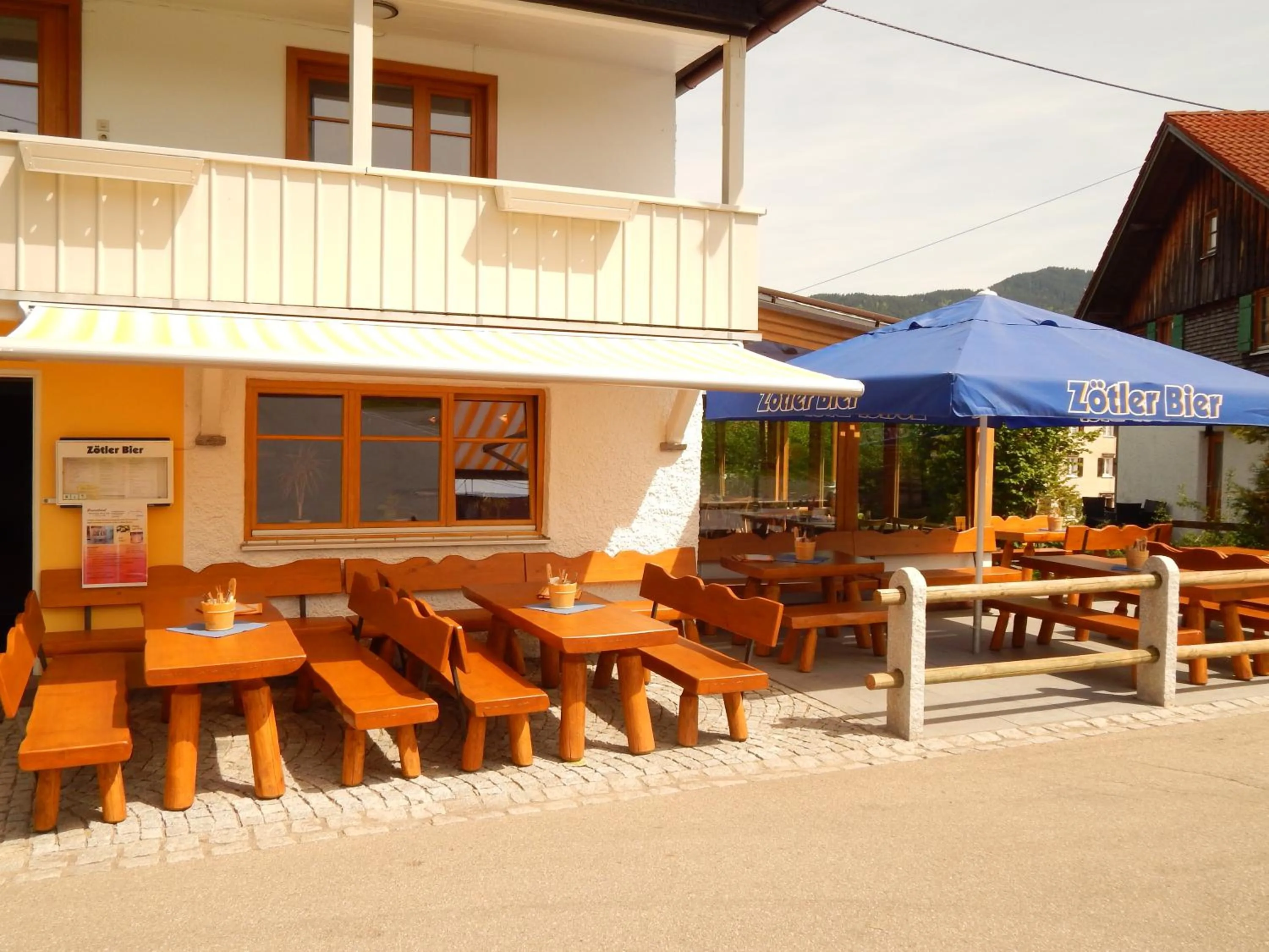 Balcony/Terrace in Berggasthof Sonne Allgäu