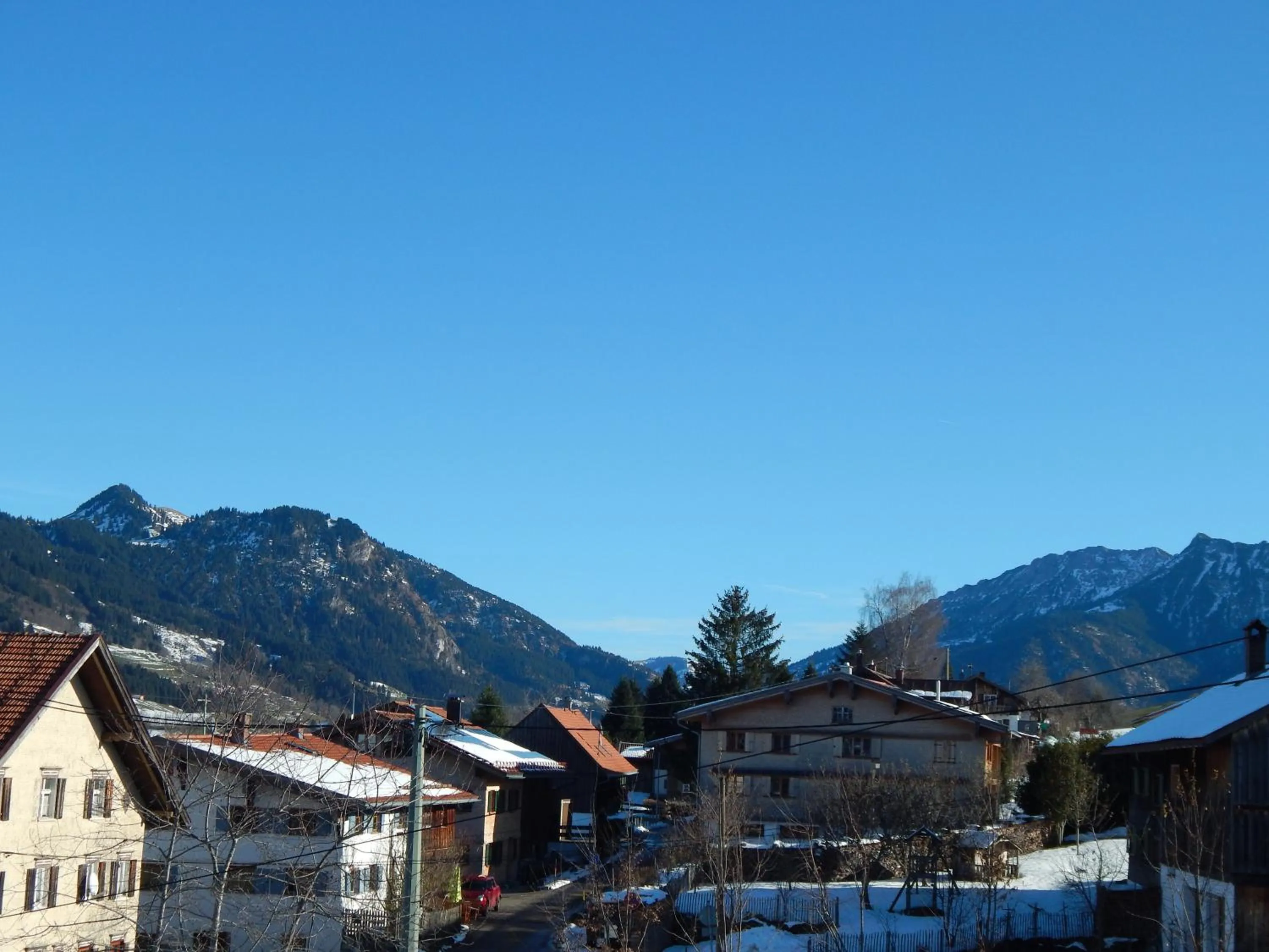 Mountain view in Berggasthof Sonne Allgäu