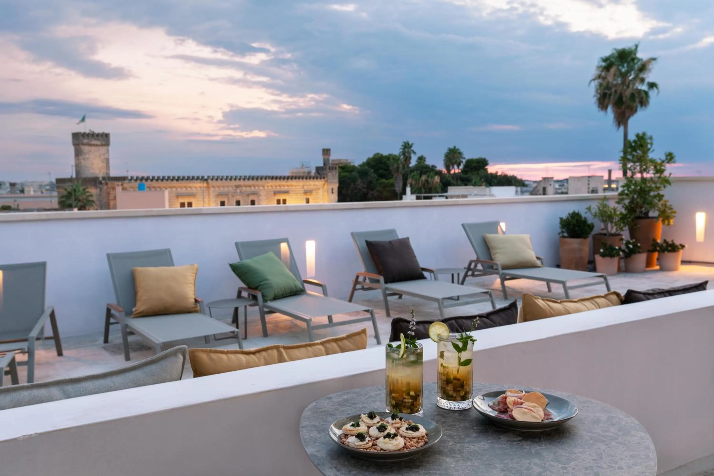 Balcony/Terrace in Palazzo Tafuri Boutique Hotel