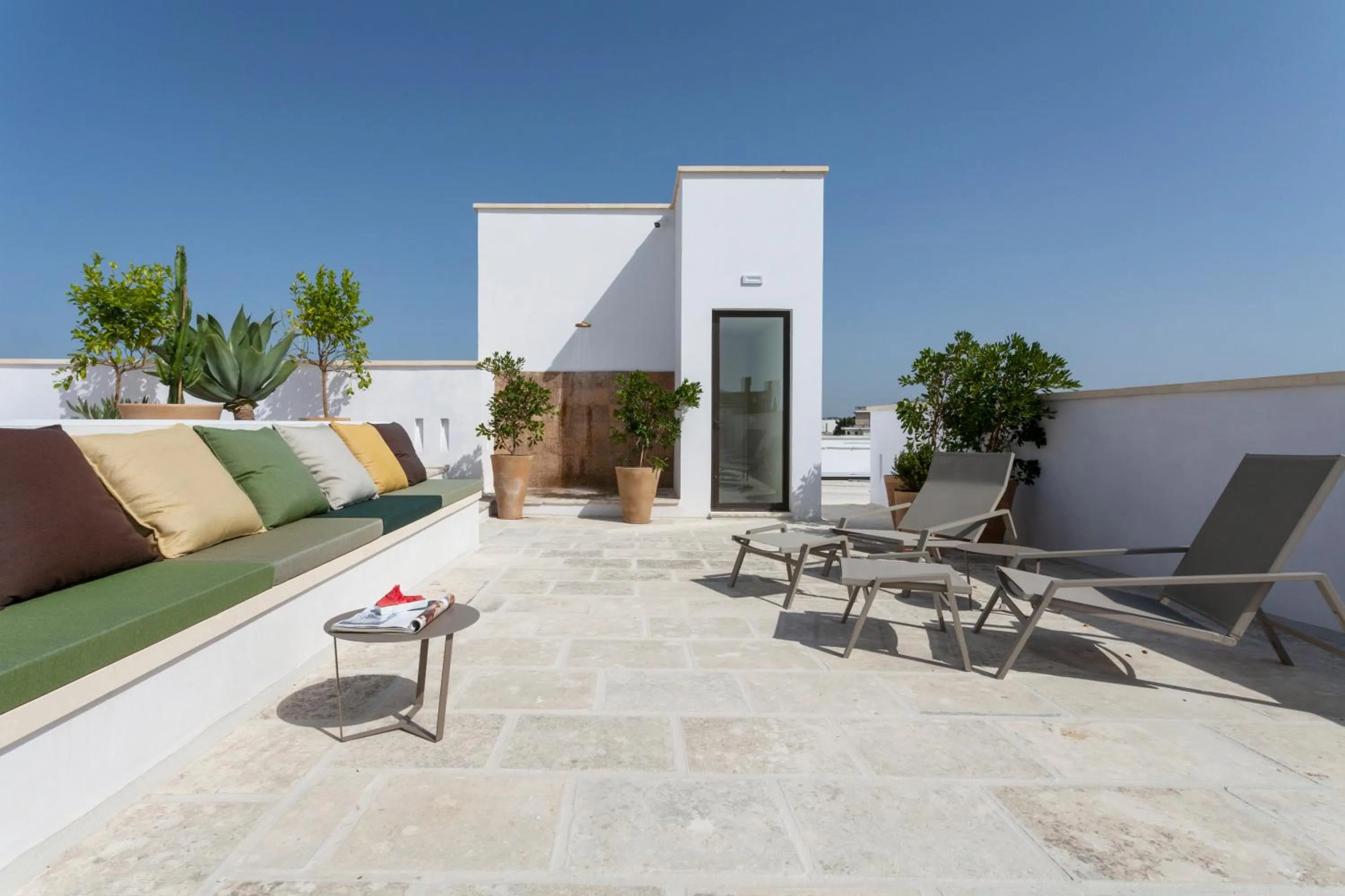 Balcony/Terrace in Palazzo Tafuri Boutique Hotel