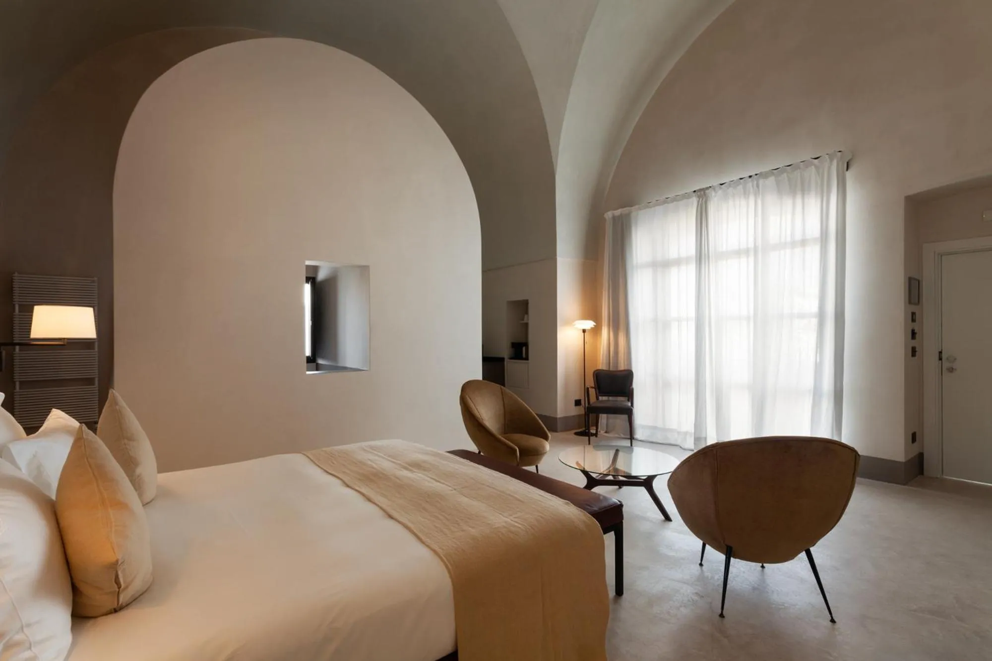 Bed in Palazzo Tafuri Boutique Hotel