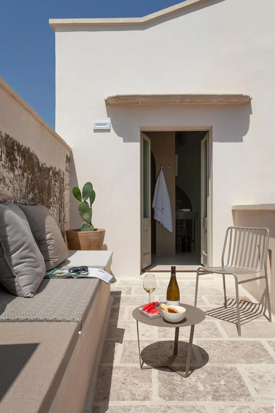 Patio in Palazzo Tafuri Boutique Hotel