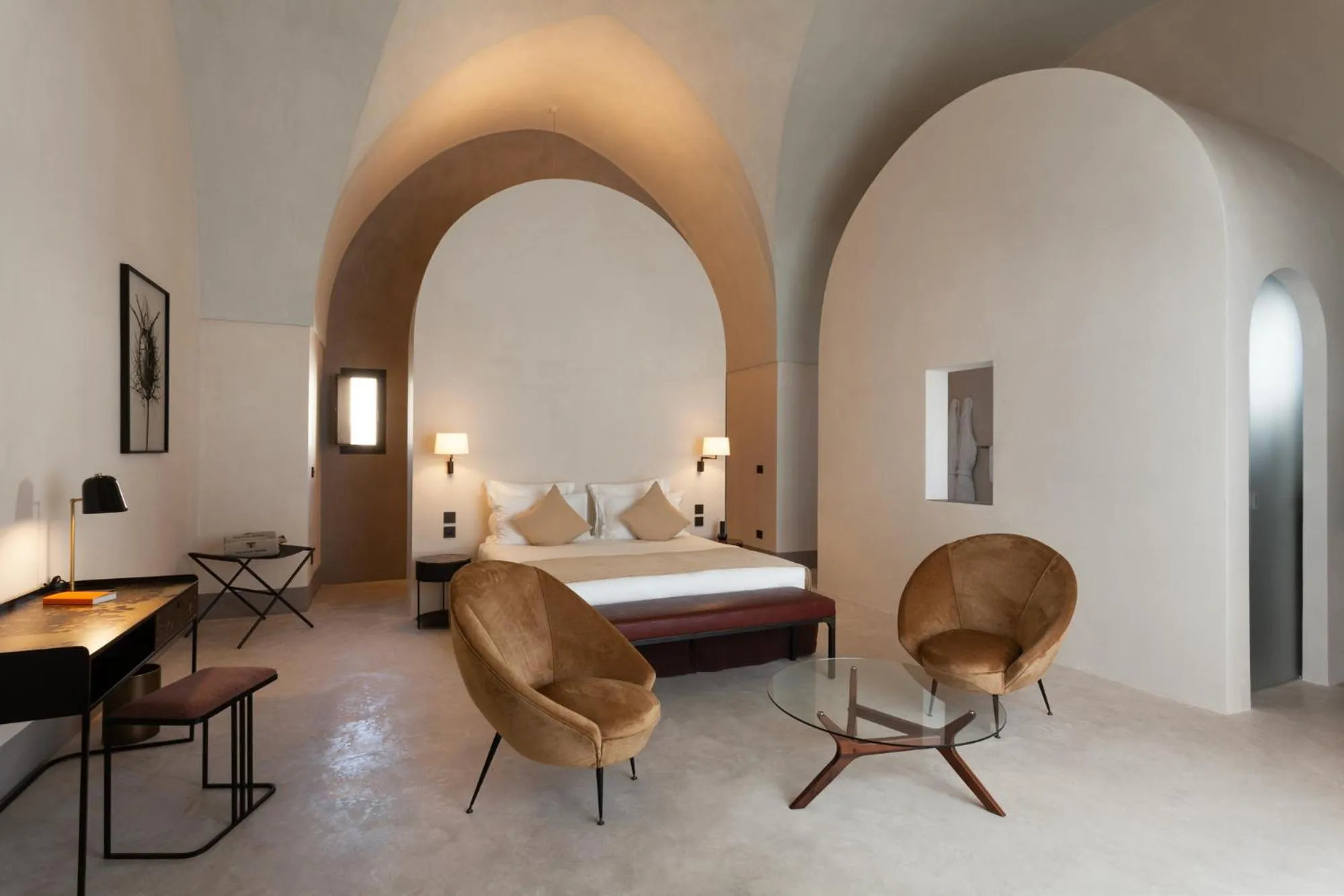 Bed in Palazzo Tafuri Boutique Hotel