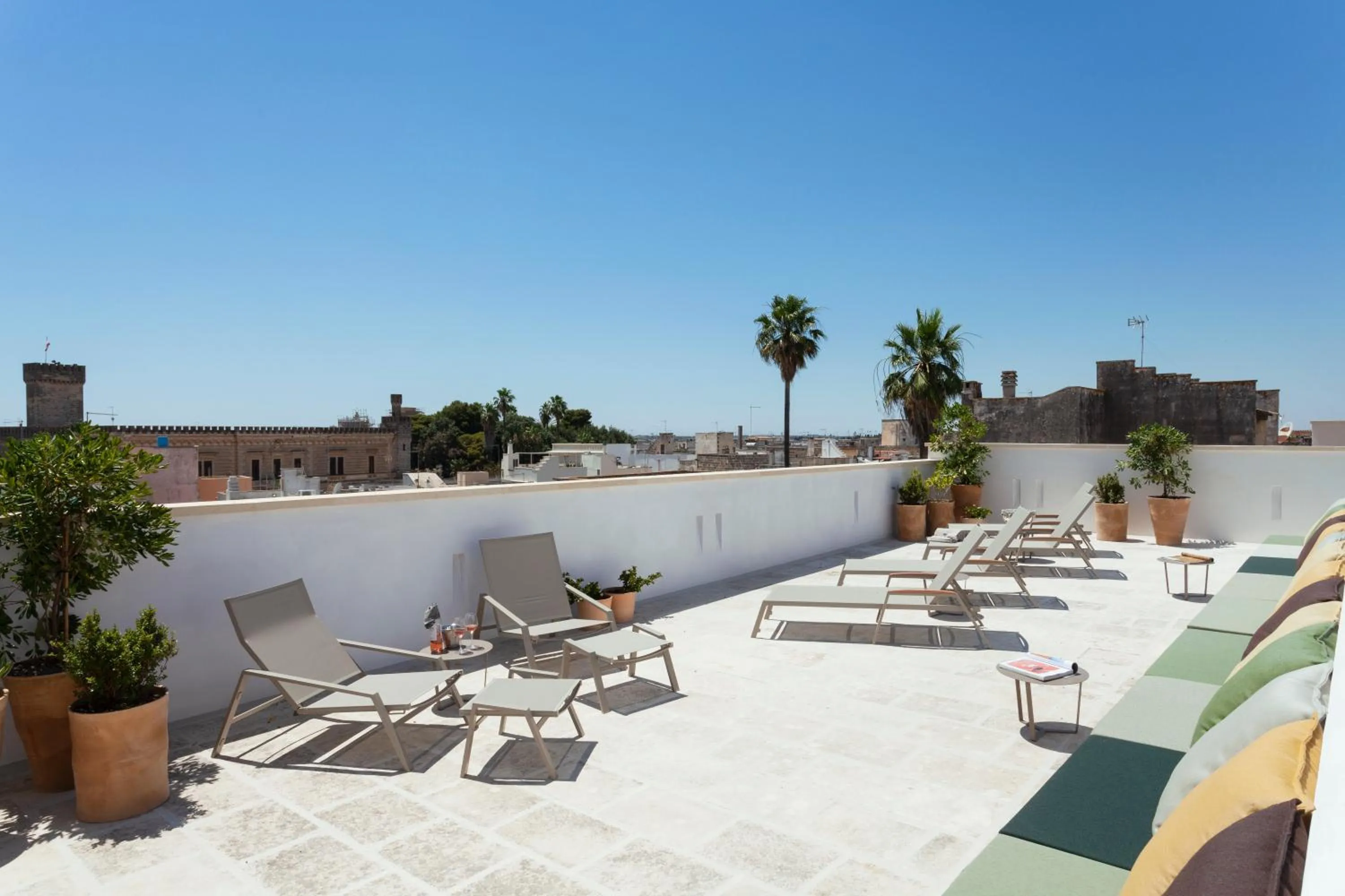 Balcony/Terrace in Palazzo Tafuri Boutique Hotel