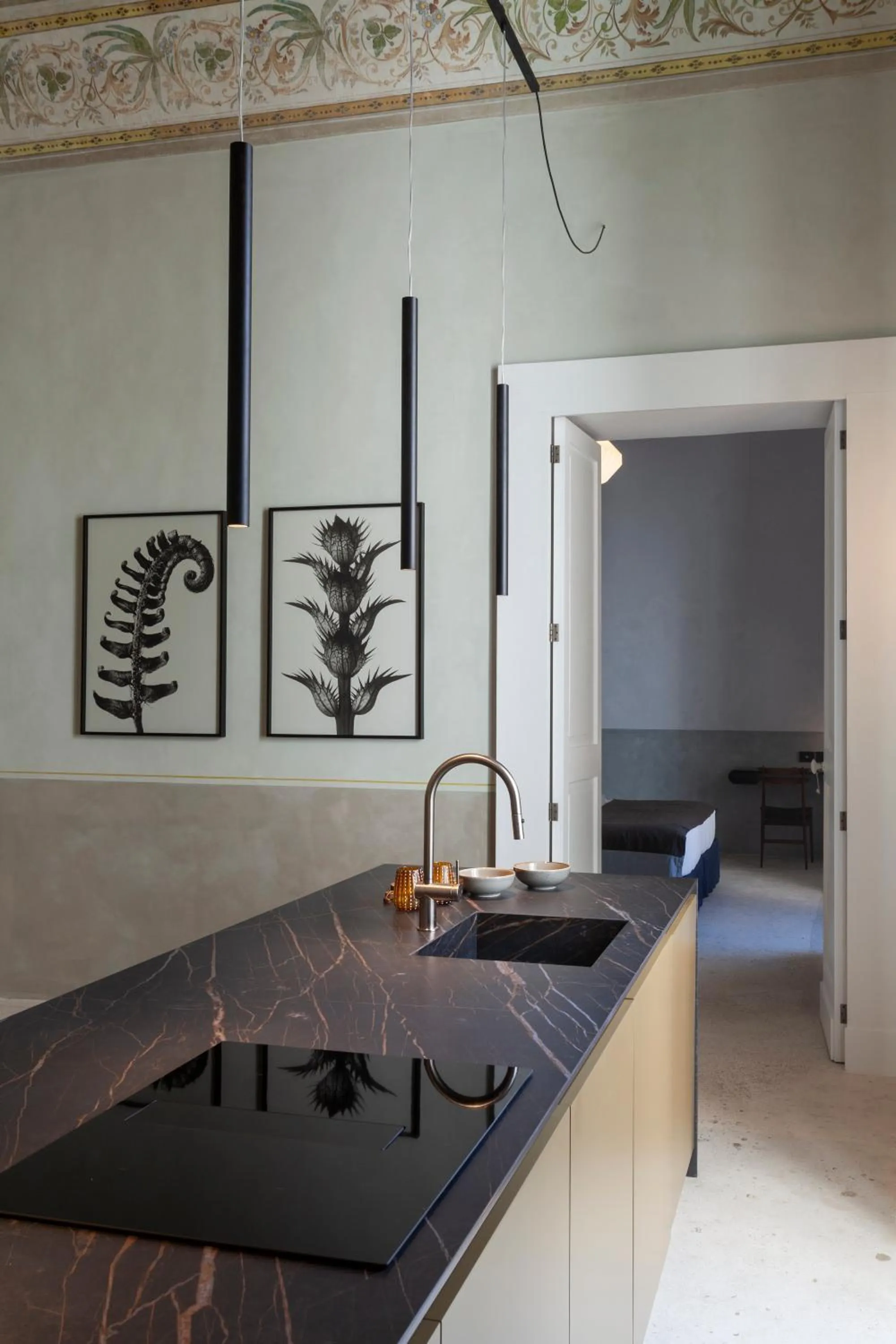 Kitchen or kitchenette in Palazzo Tafuri Boutique Hotel