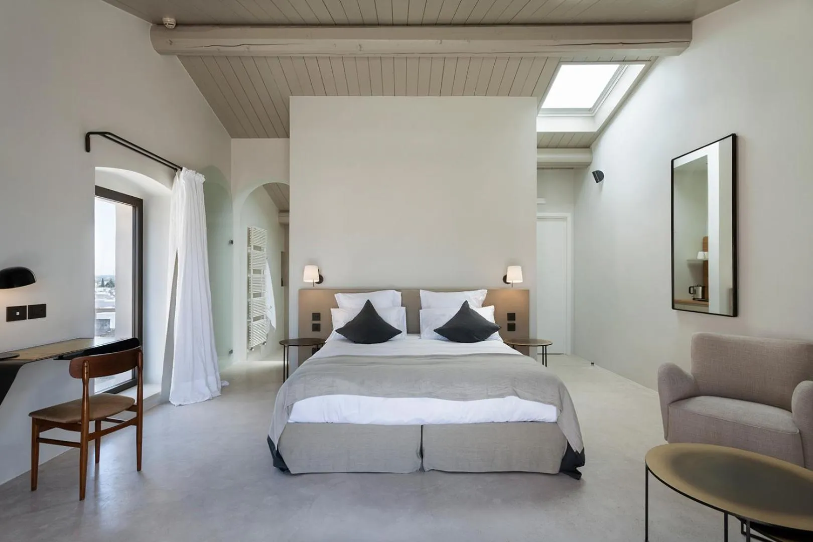 Bed in Palazzo Tafuri Boutique Hotel