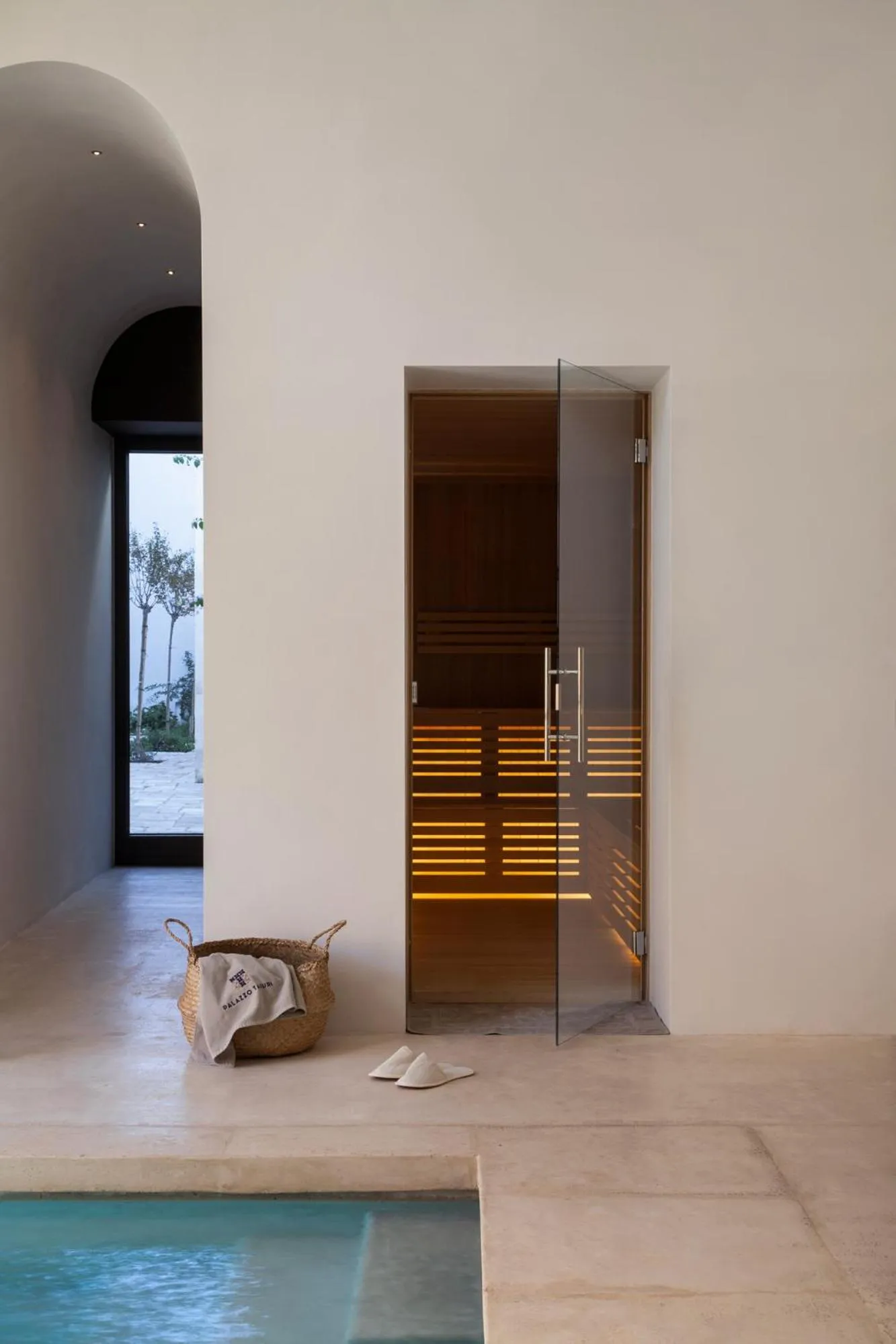 Sauna in Palazzo Tafuri Boutique Hotel