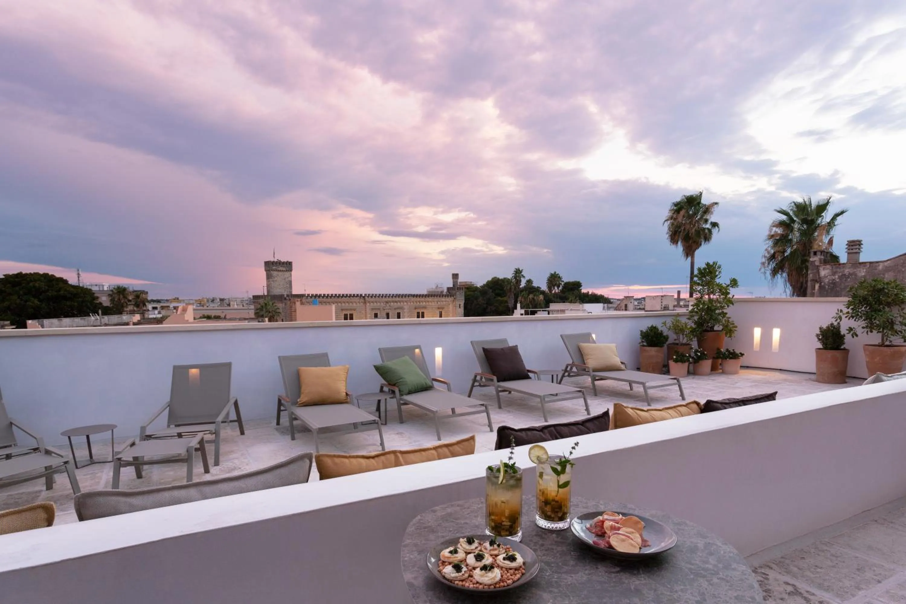 Balcony/Terrace in Palazzo Tafuri Boutique Hotel