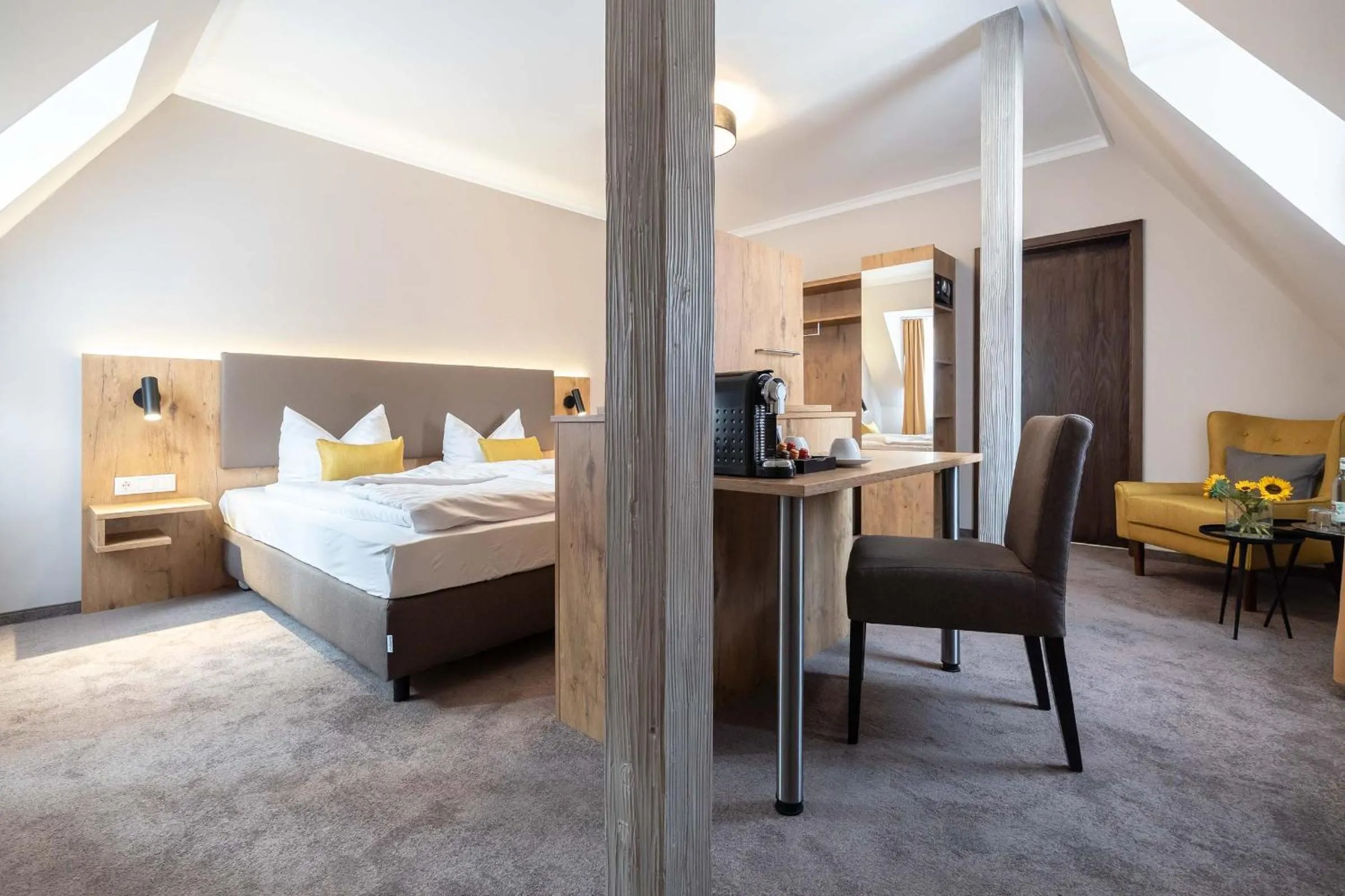 Bed in Hotel & Restaurant Ritter Jörg