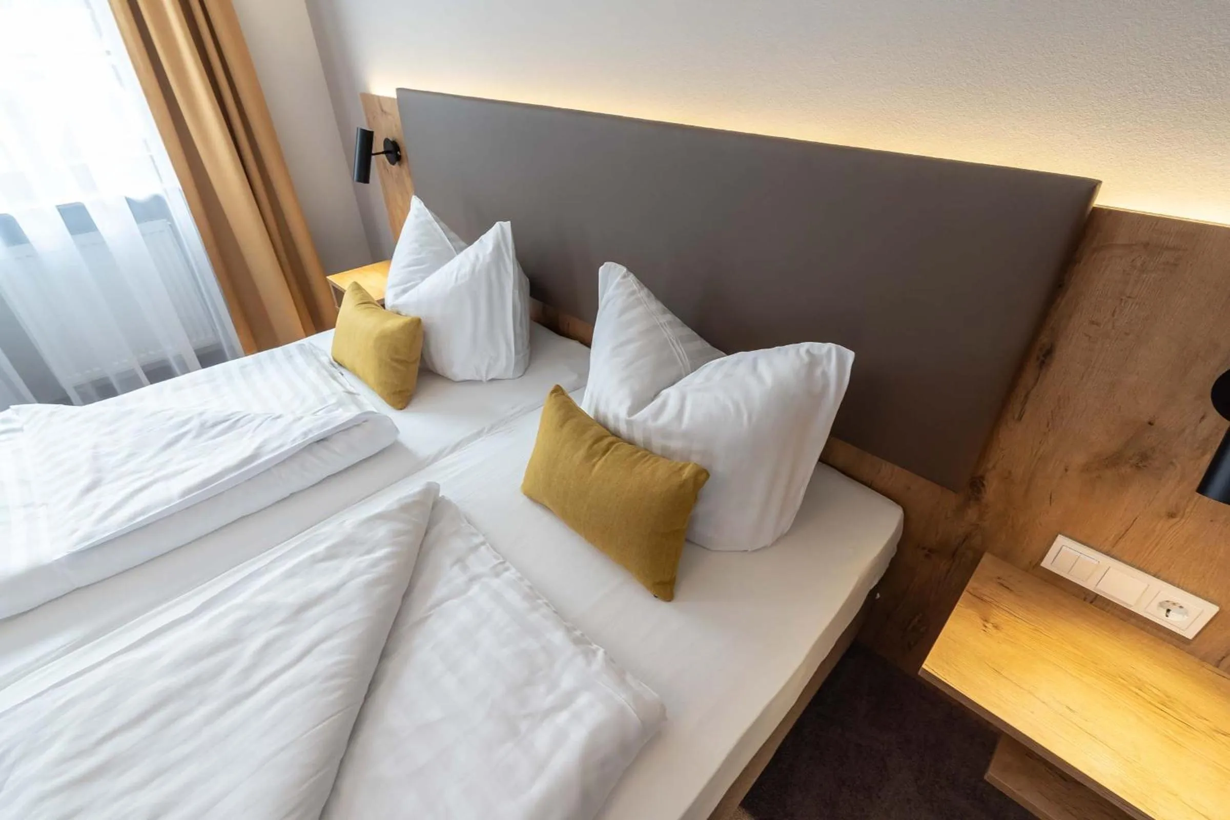 Bed in Hotel & Restaurant Ritter Jörg