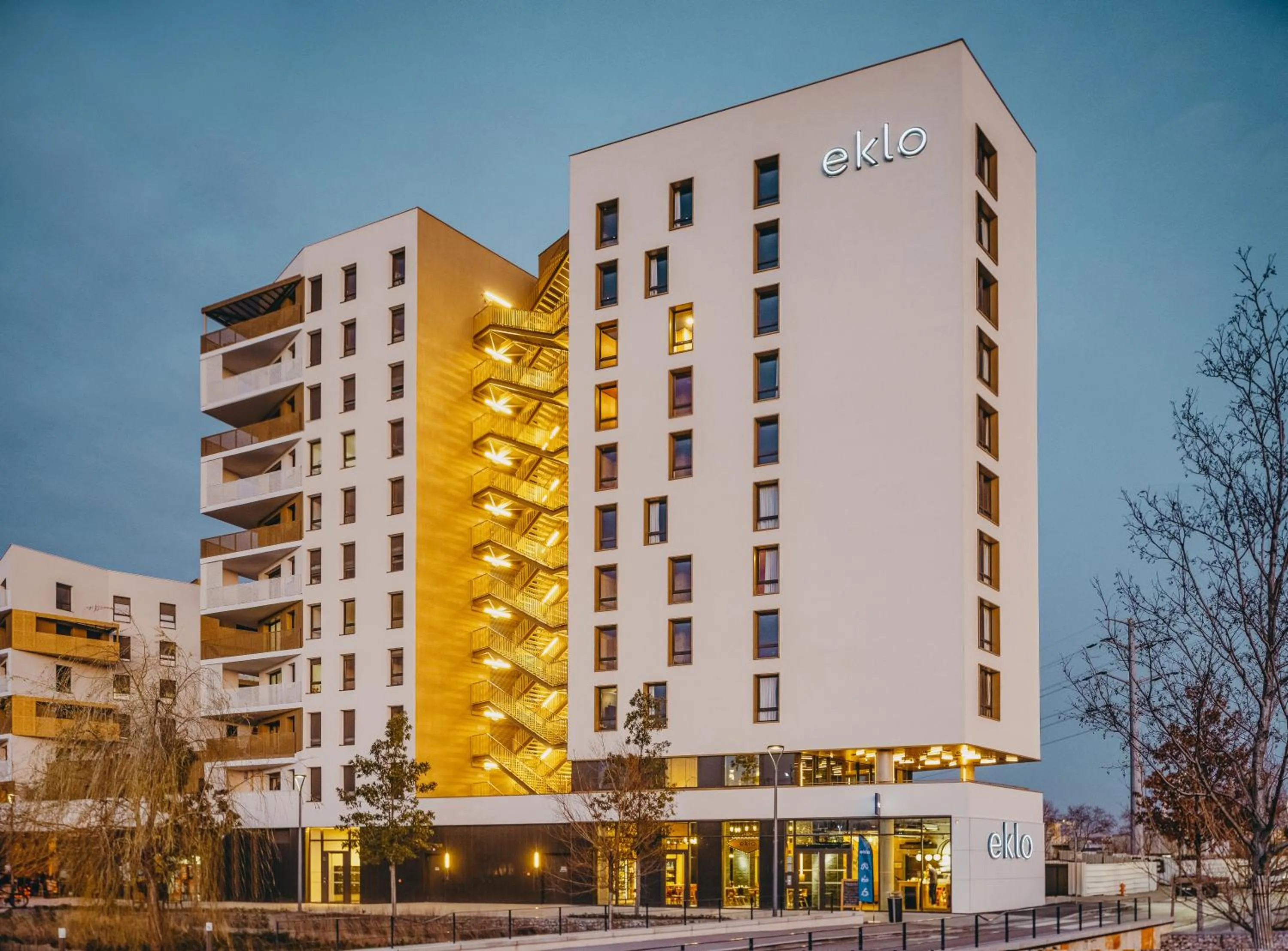 Property building in Eklo Hotels Lyon