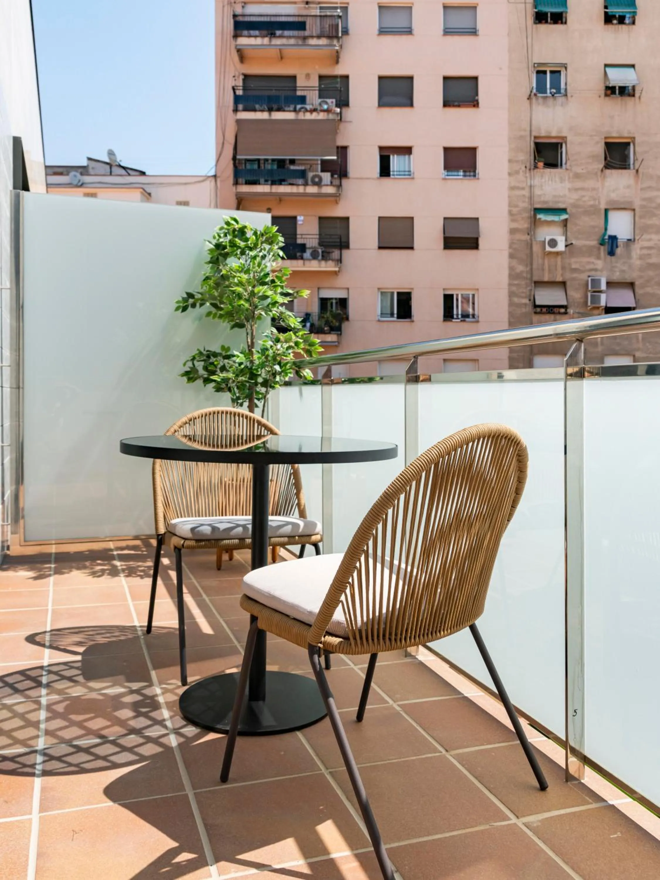 Balcony/Terrace in Limehome Barcelona Carrer de Besalú 82