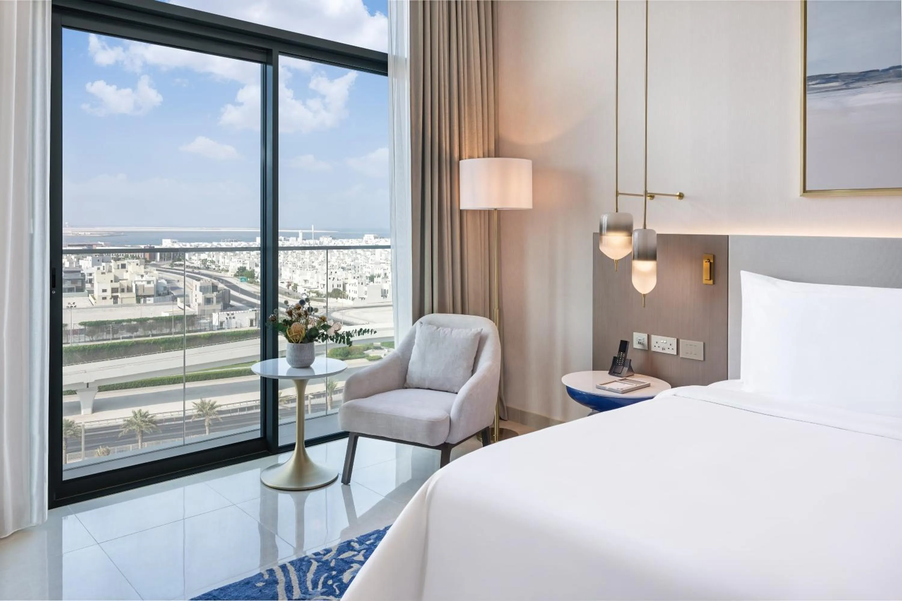 Bed in Address Beach Resort Bahrain