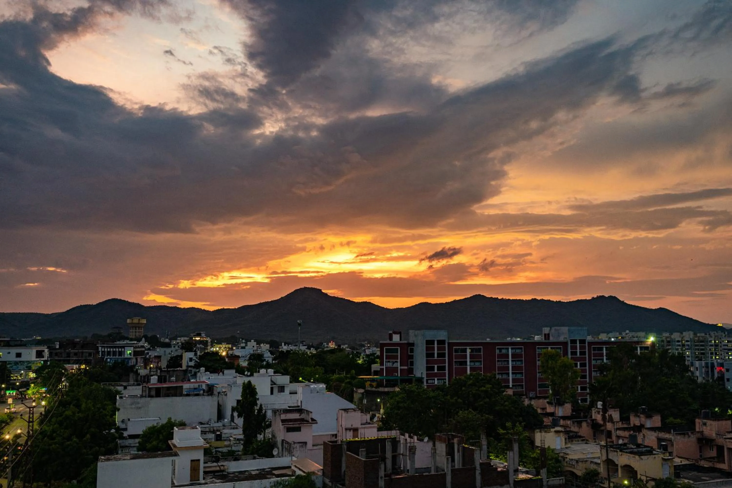 City view in Hotel Naman