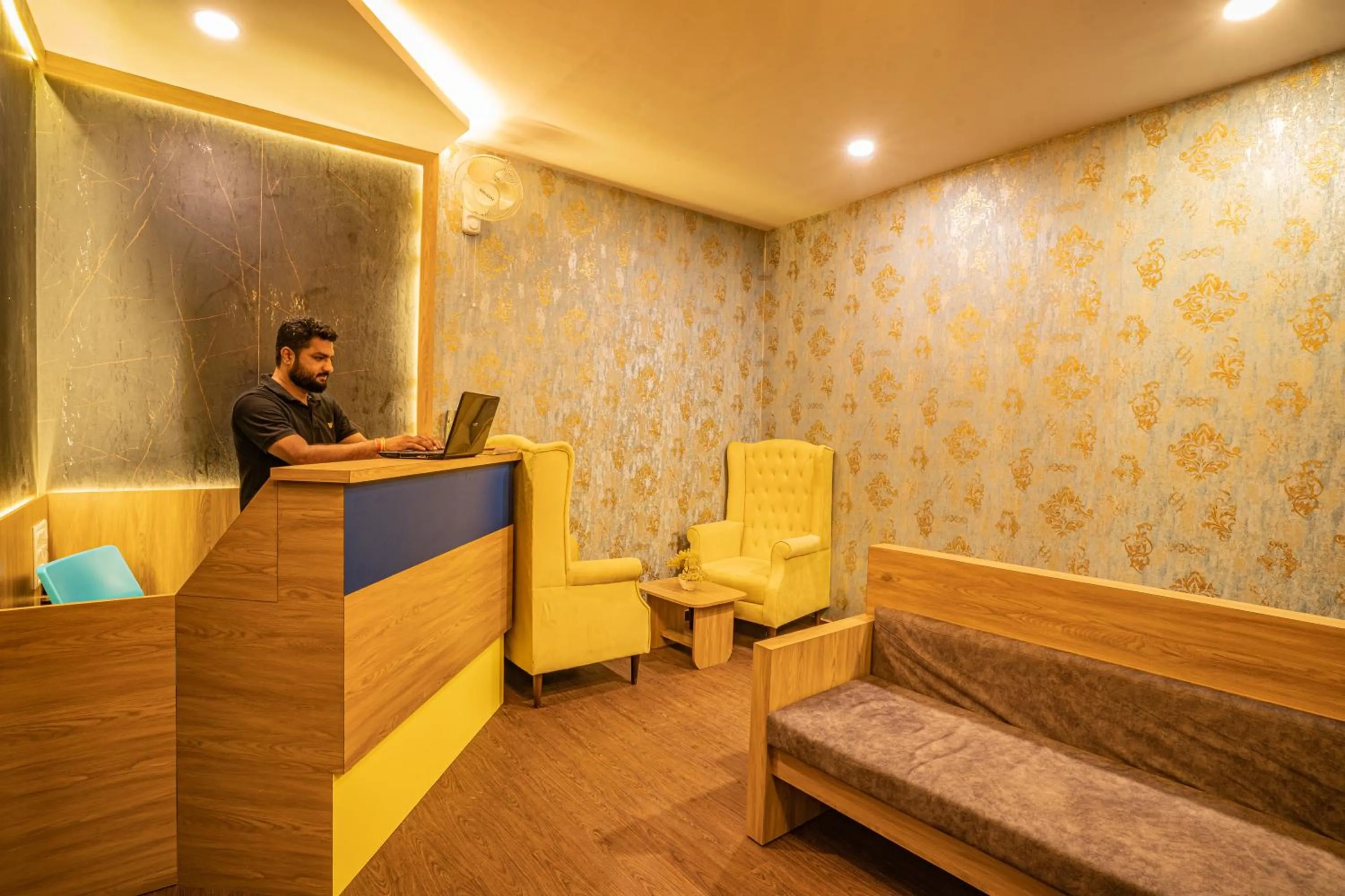 Lobby or reception in Hotel Naman