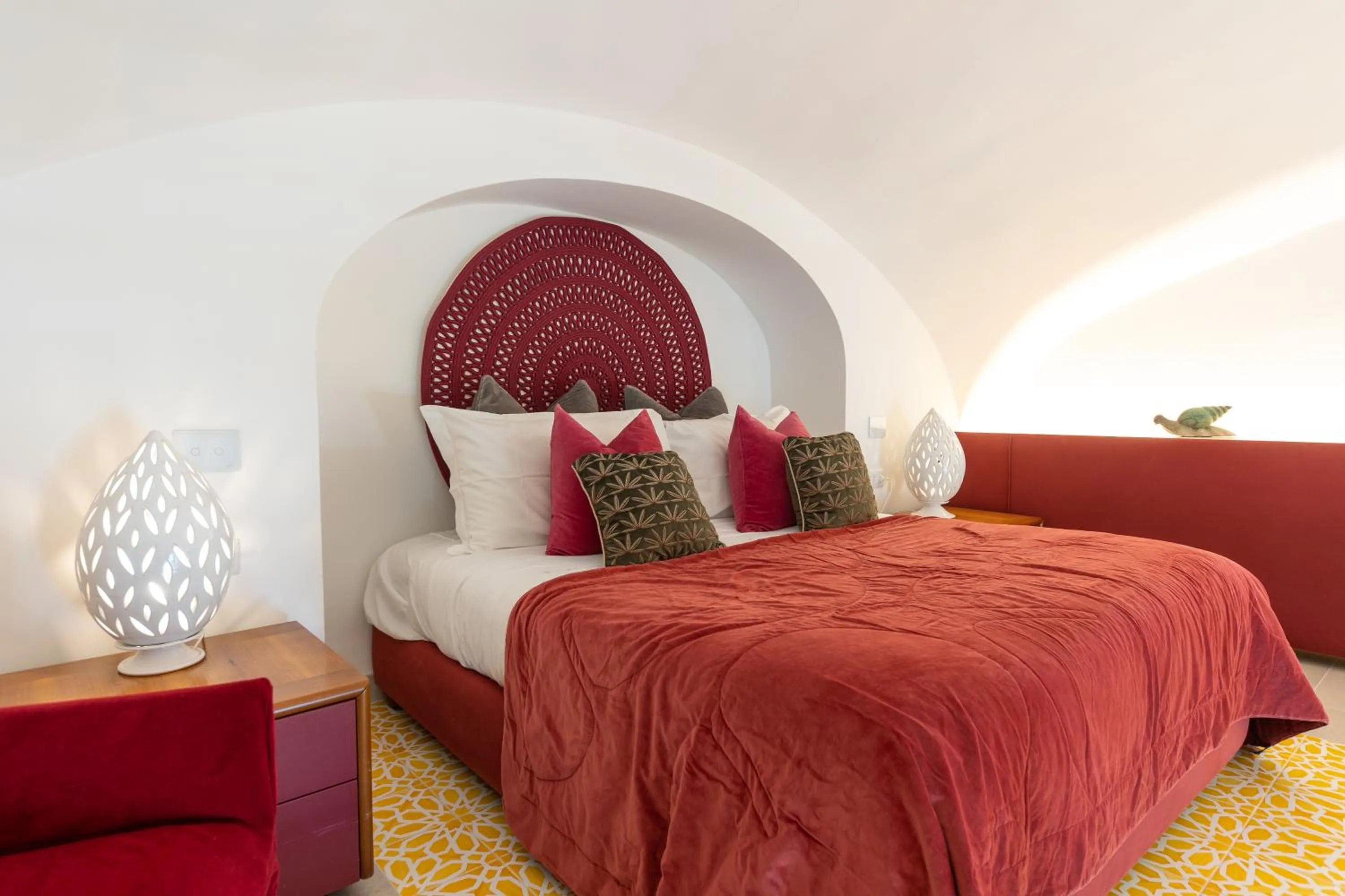 Bed in Suite Belvedere Capri Exclusive Rooms