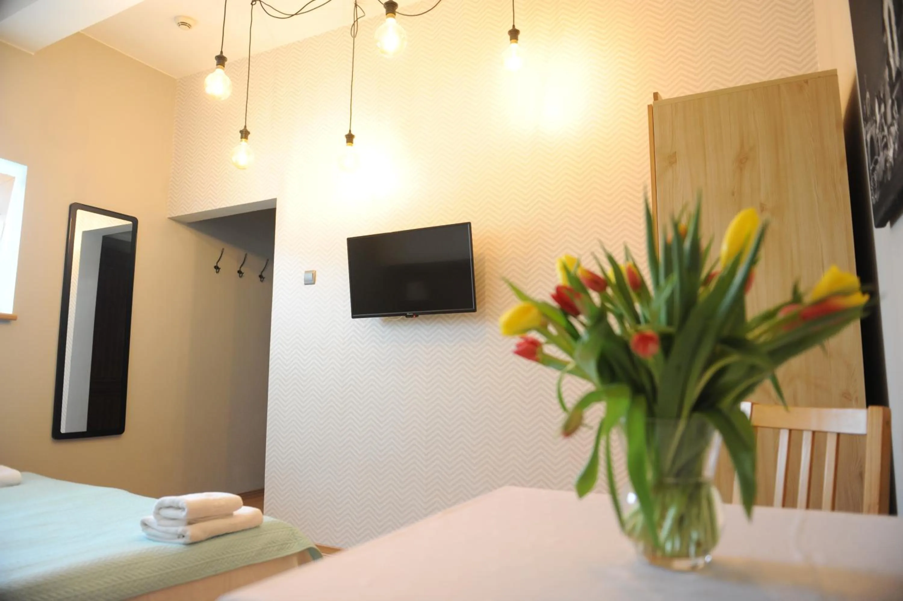 Photo of the whole room, Bed in Dom Casimi