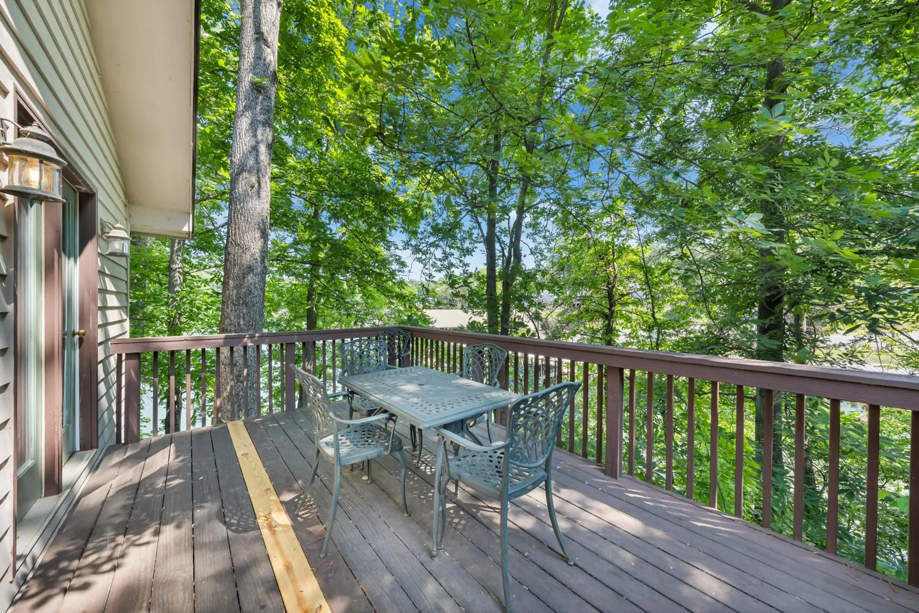 Patio in Halesford Harbour Resort - Smith Mountain Lake