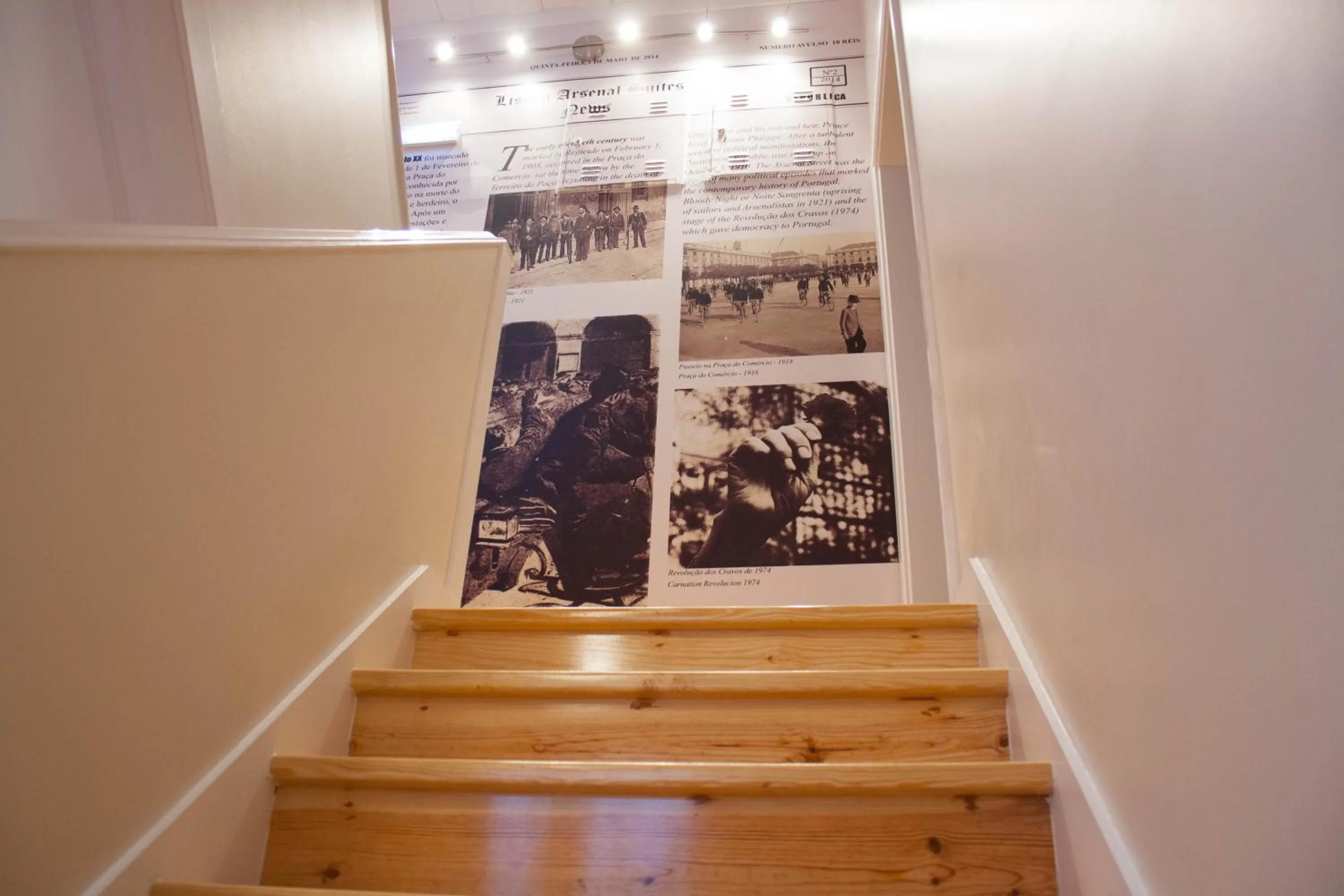 Decorative detail in Lisbon Arsenal Suites