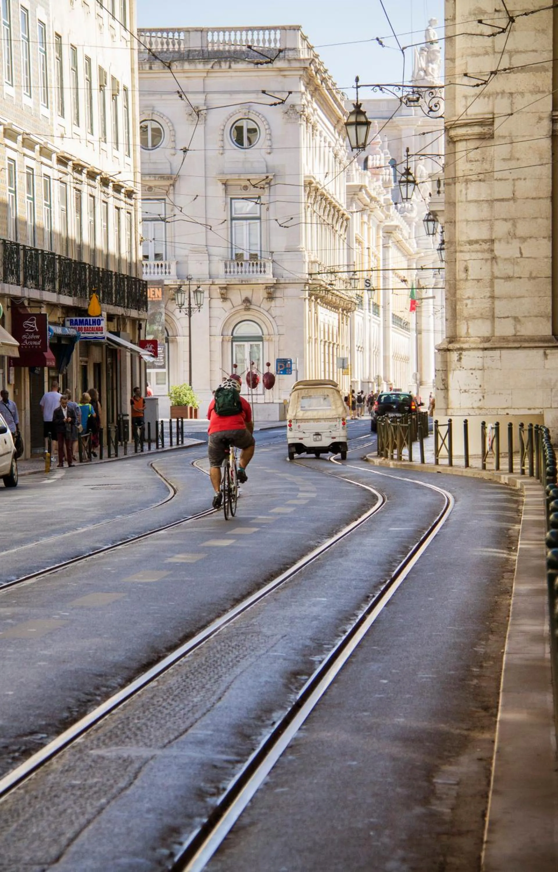 Street view in Lisbon Arsenal Suites