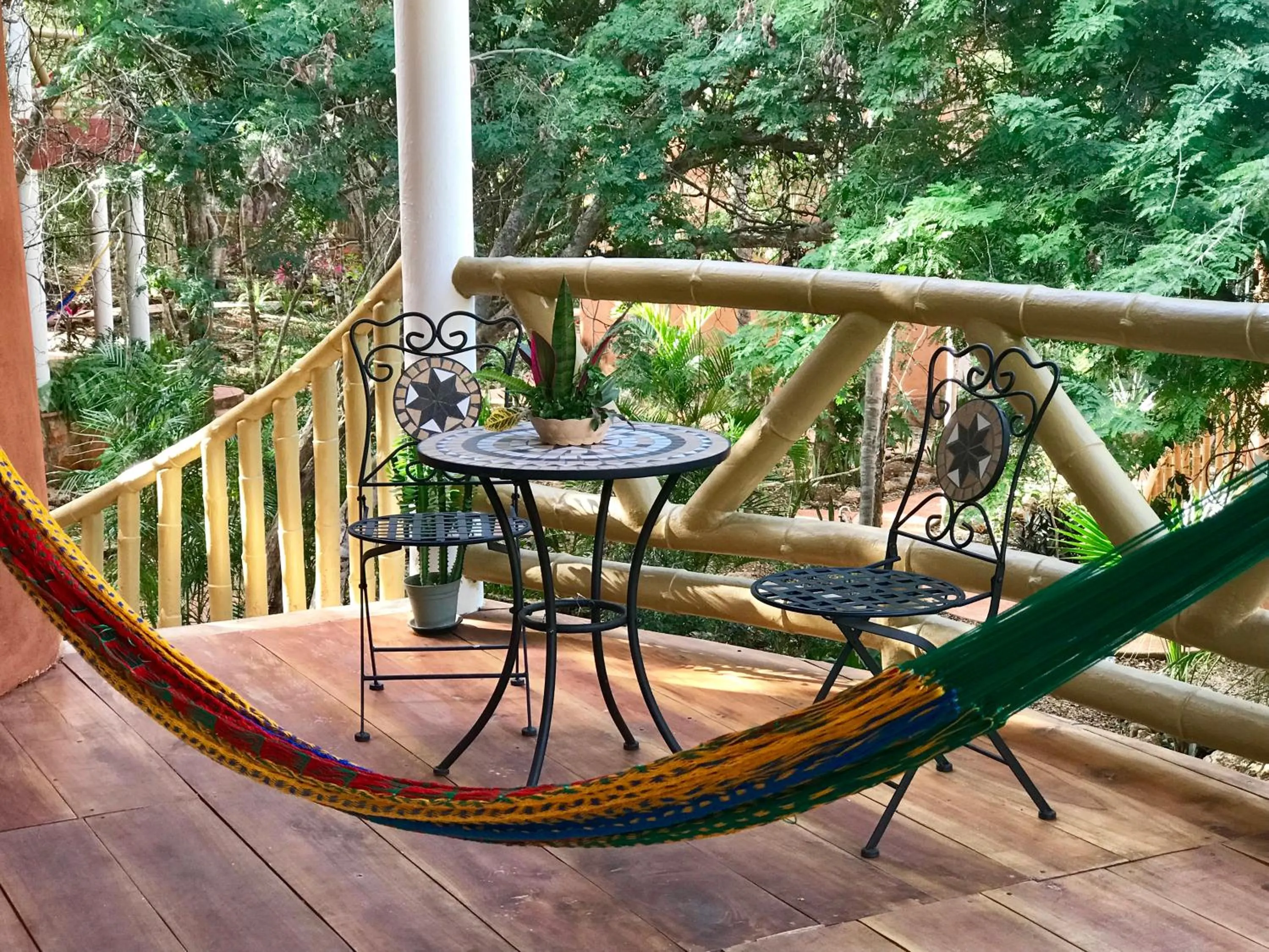 Balcony/Terrace in Eco-Hotel Nueva Altia