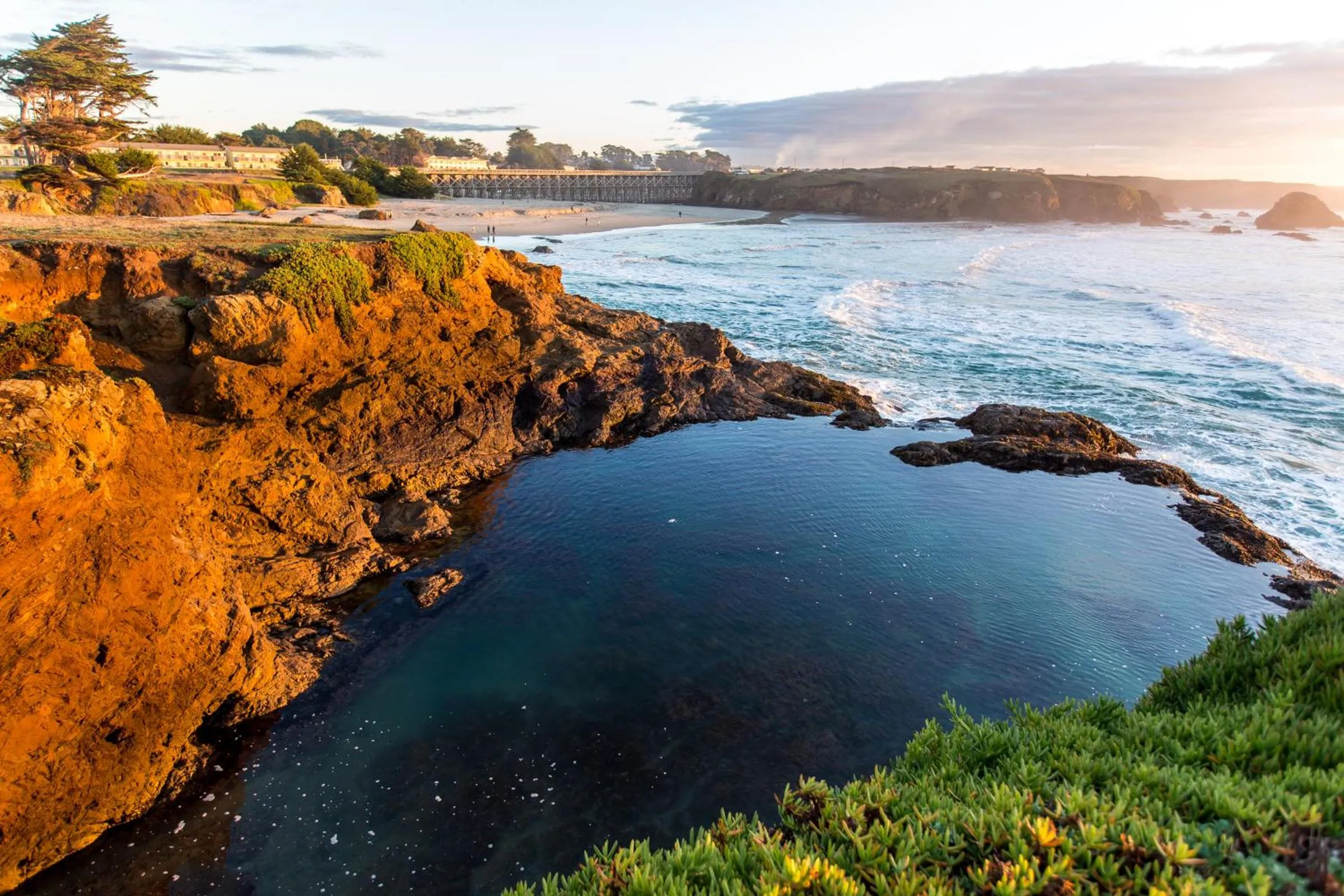 Natural landscape in Surf and Sand Lodge