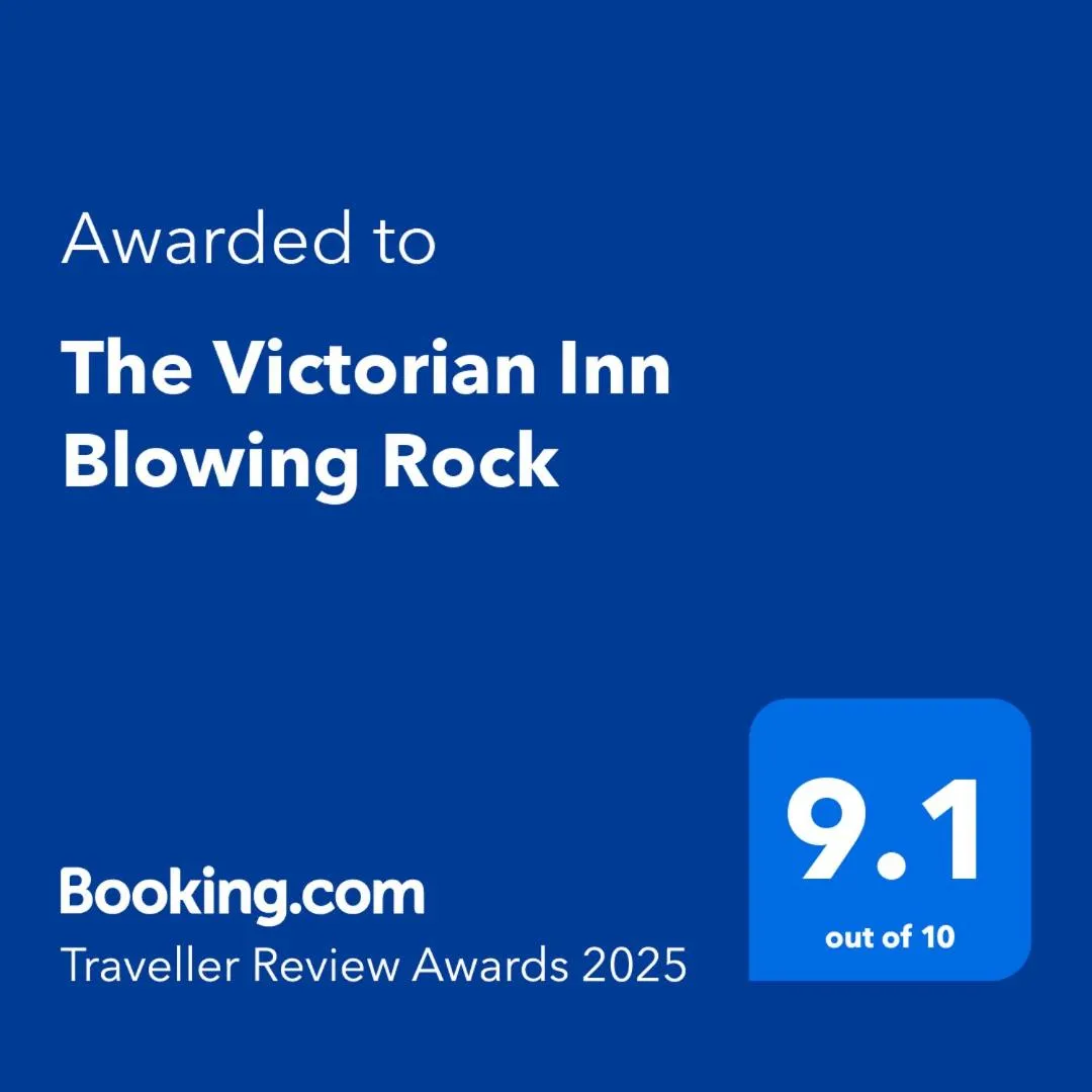 Certificate/Award in The Victorian Inn Blowing Rock