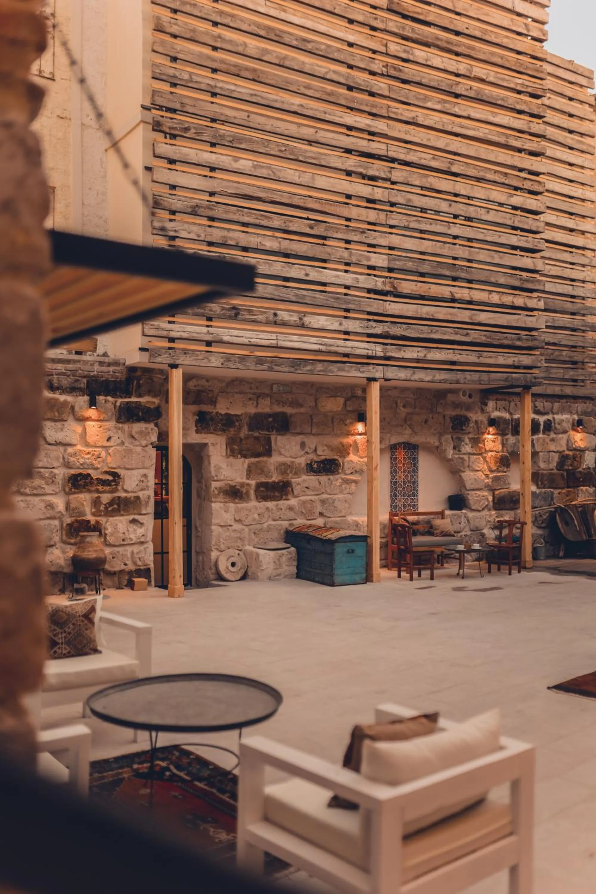 Patio in Pinhan Cave Suites