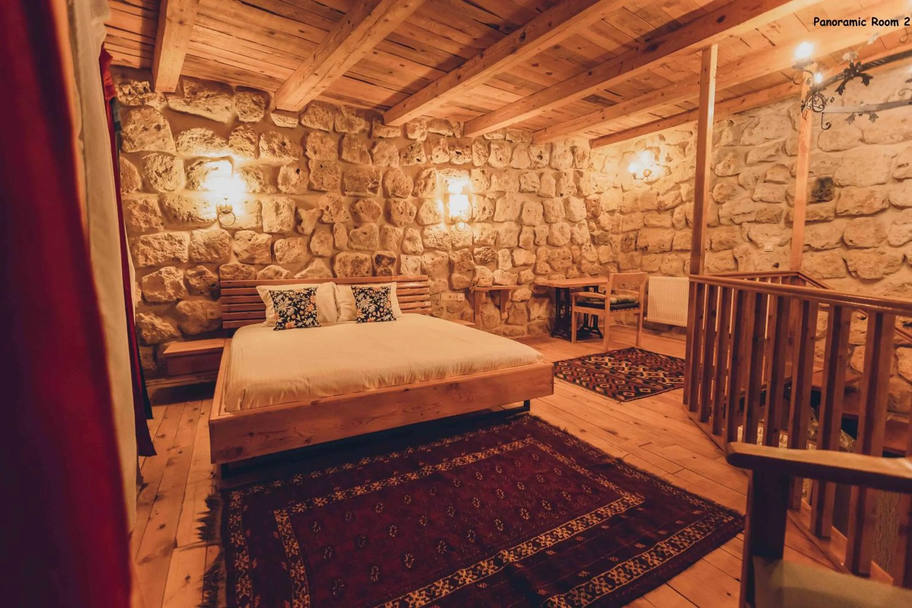Bed in Pinhan Cave Suites