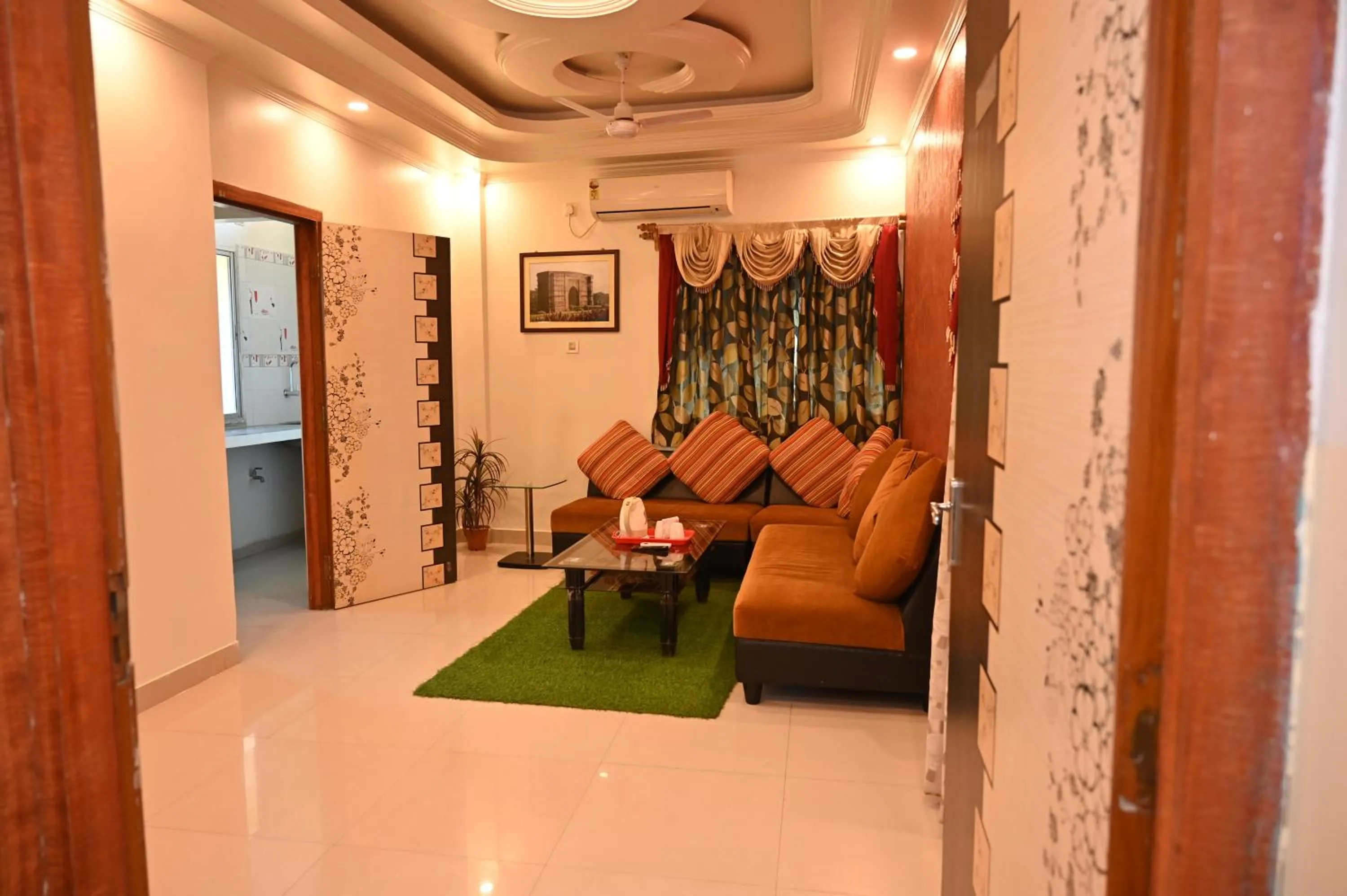 Living room in HOTEL GITANJALI