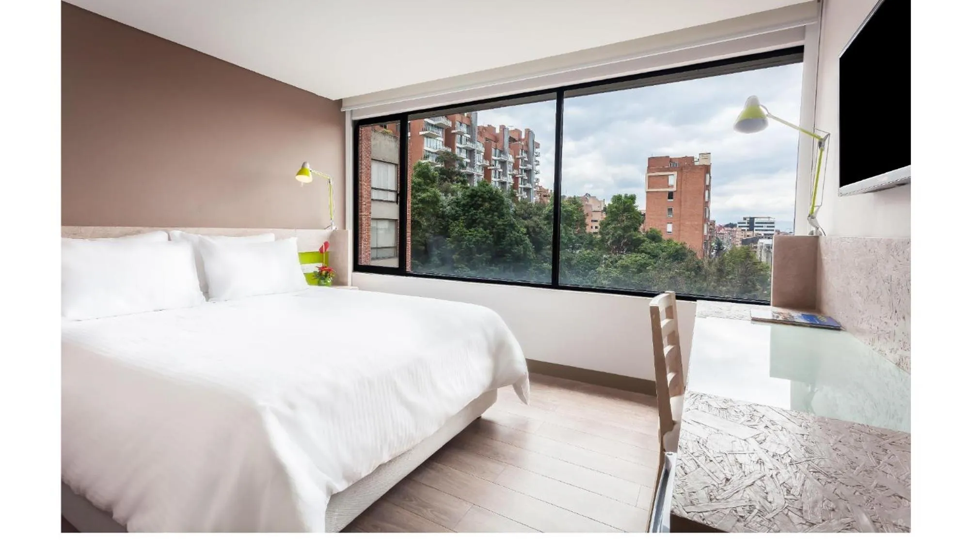 City view, Bed in Mika Suites