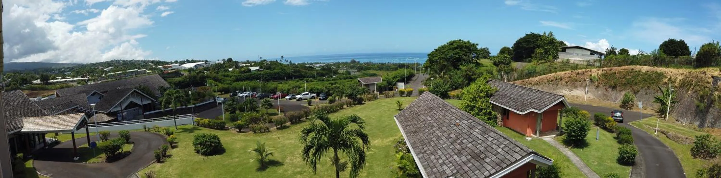 Bird's eye view in Tiki Hôtel - Hôtel d'application du Lycée de Tahiti