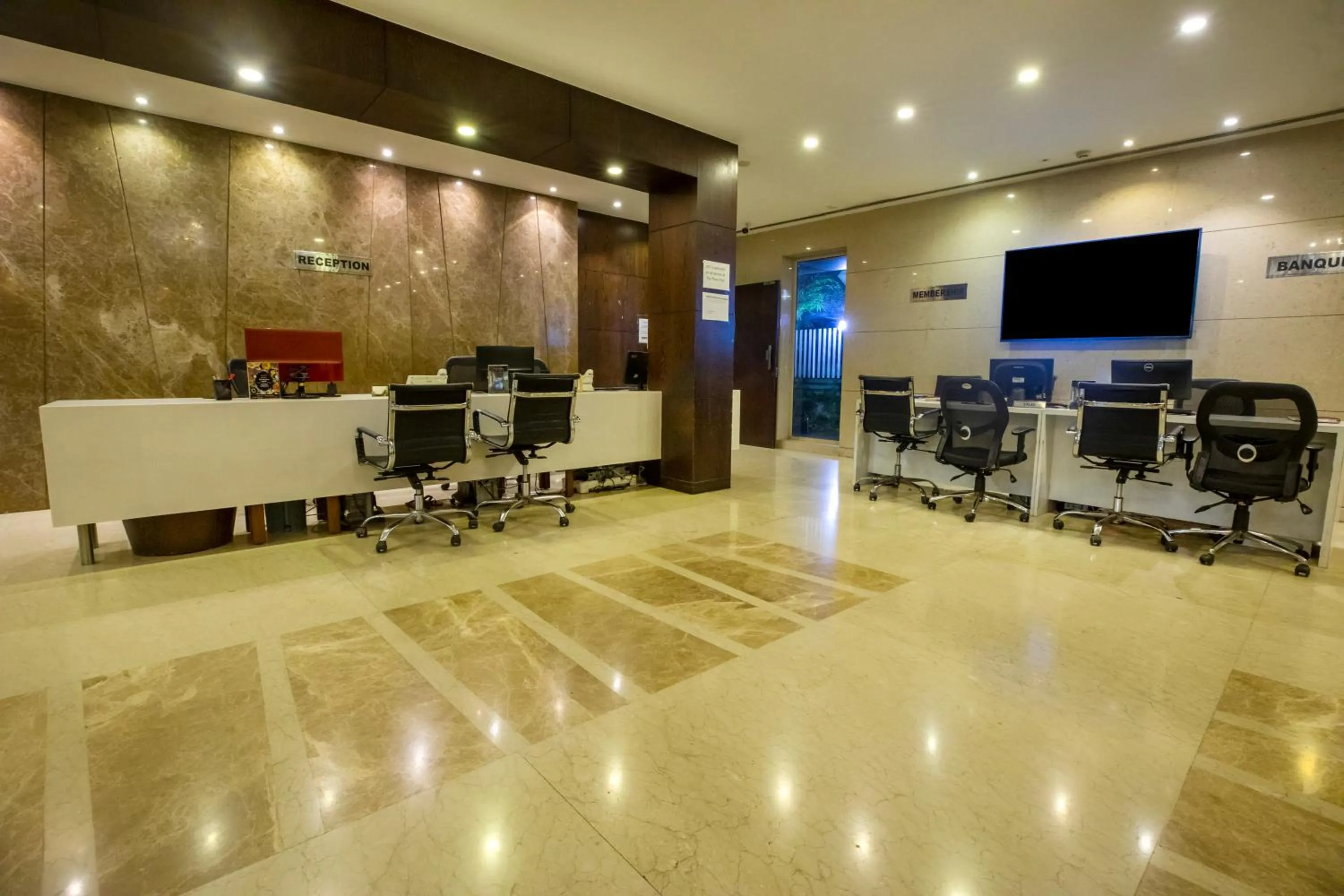 Lobby or reception in The Thane Club