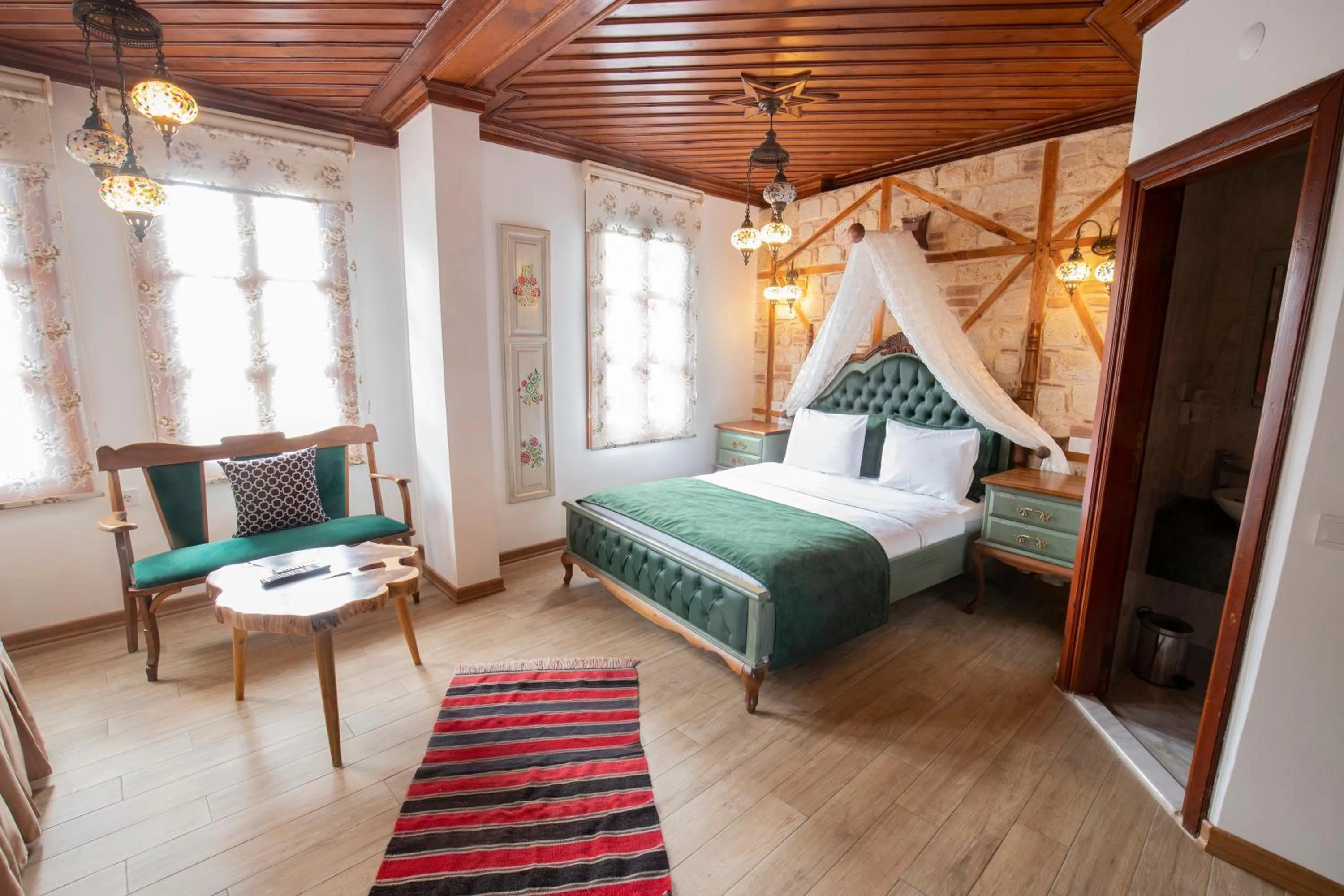 Bed in White Garden Hotel-Adult Only